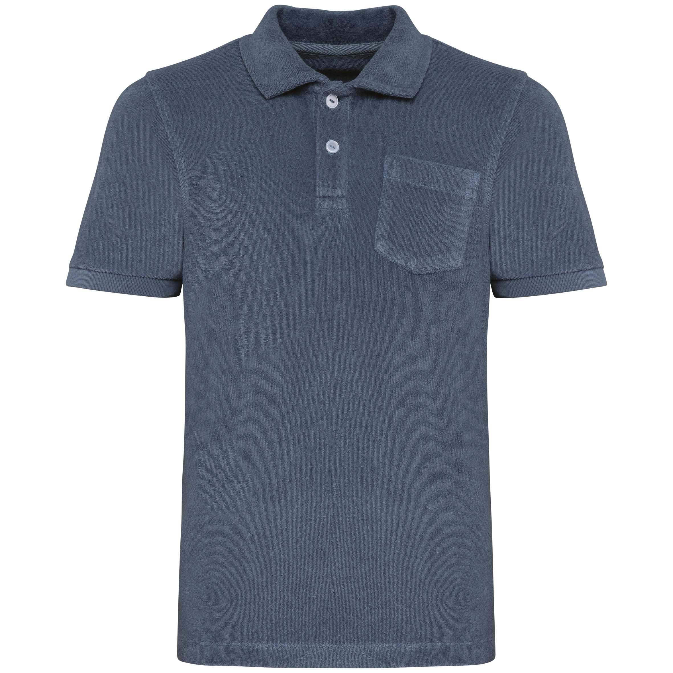 Polo ecorresponsable de rizo niño Mineral Grey