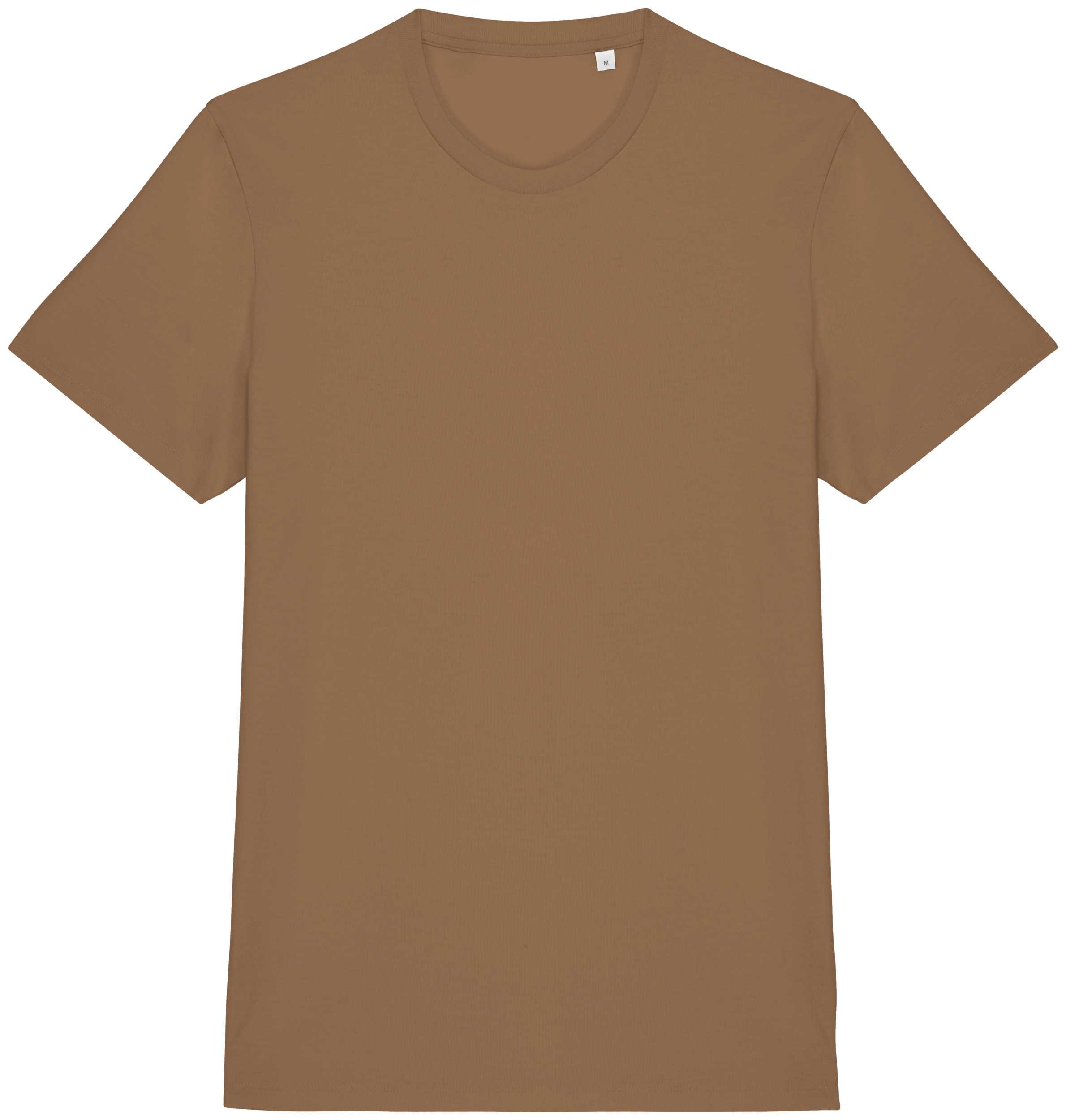 Camiseta ecorresponsable unisex Dark camel
