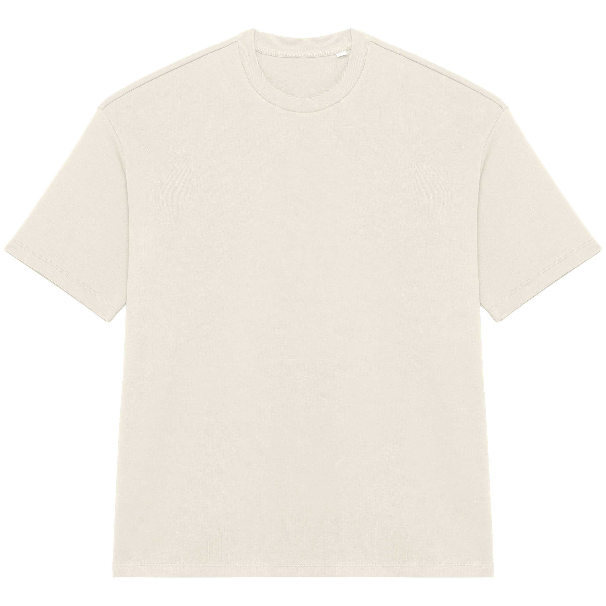 Camiseta ecorresponsable oversize French Terry unisex Ivory