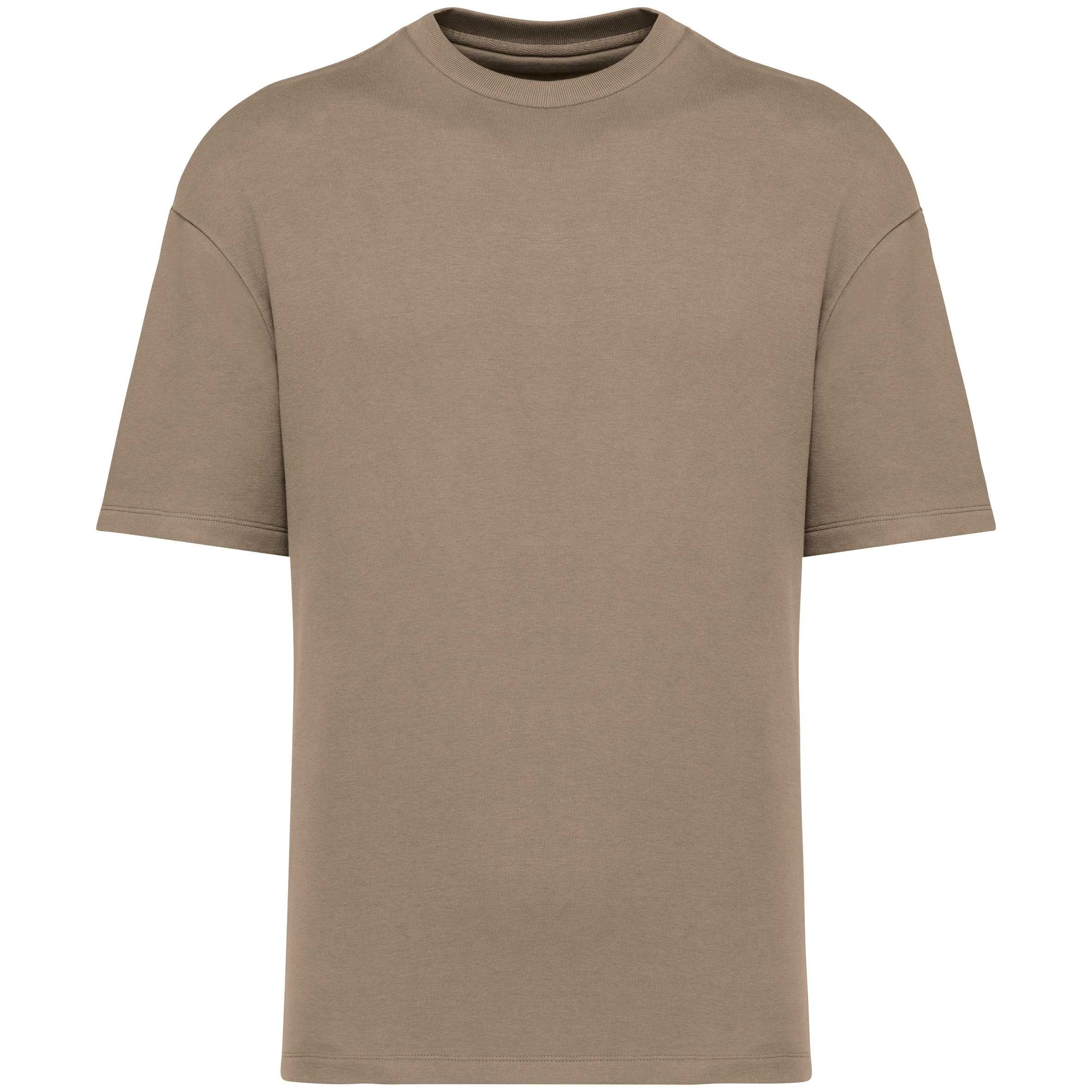 Camiseta ecorresponsable oversize French Terry unisex Wet Sand