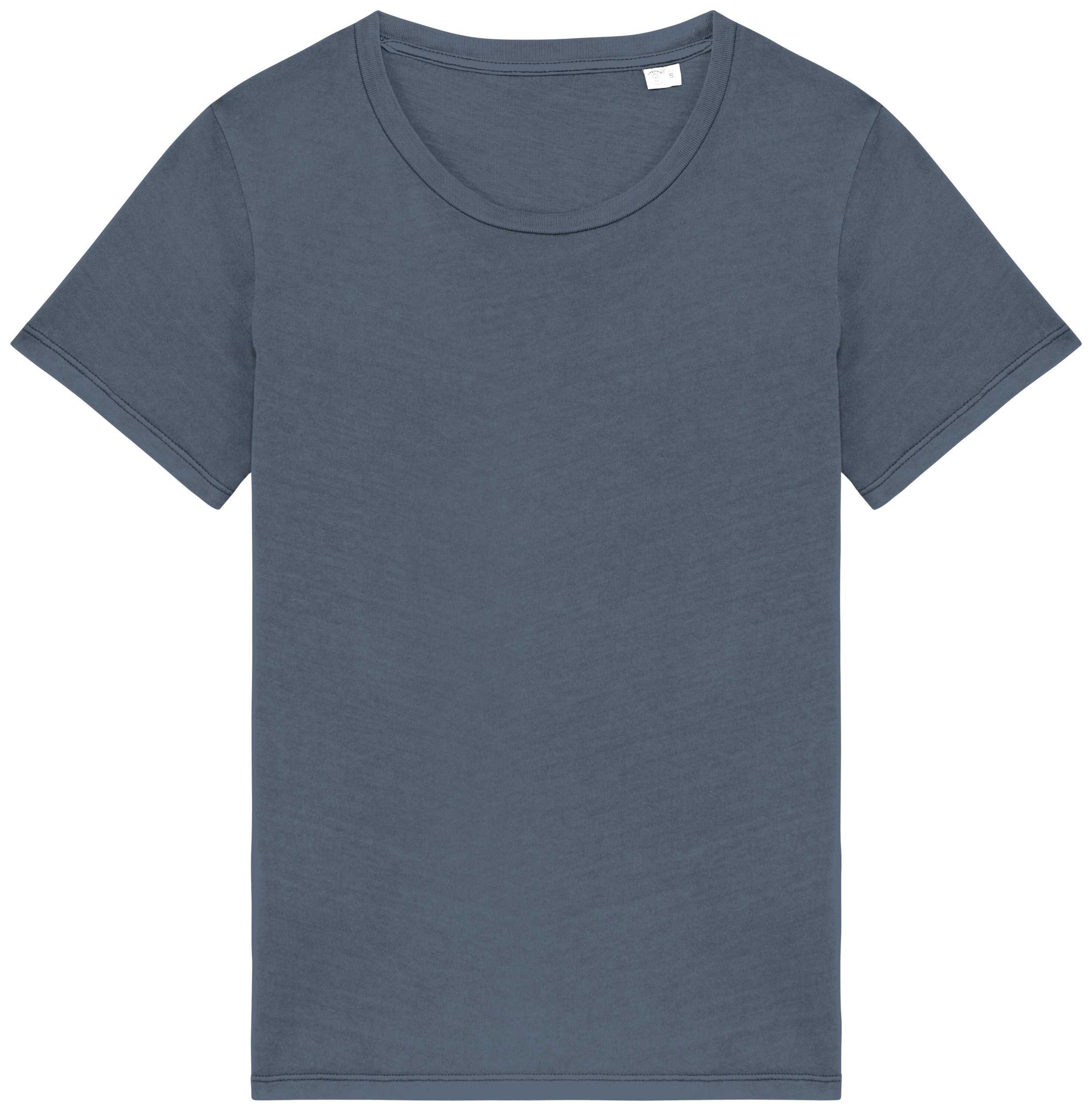 Camiseta ecorresponsable efecto lavado mujer Washed Mineral Grey