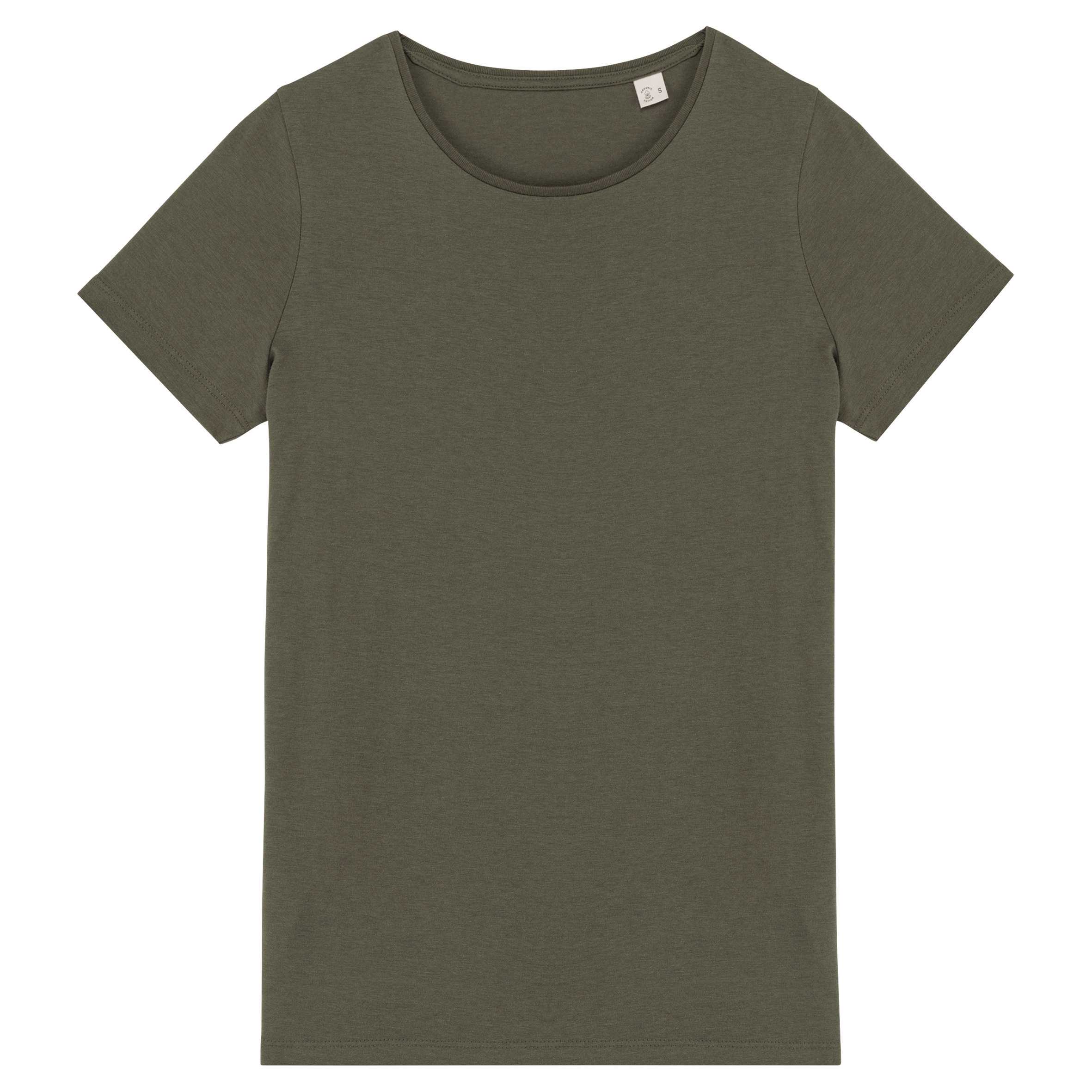Camiseta modal mujer Organic Khaki