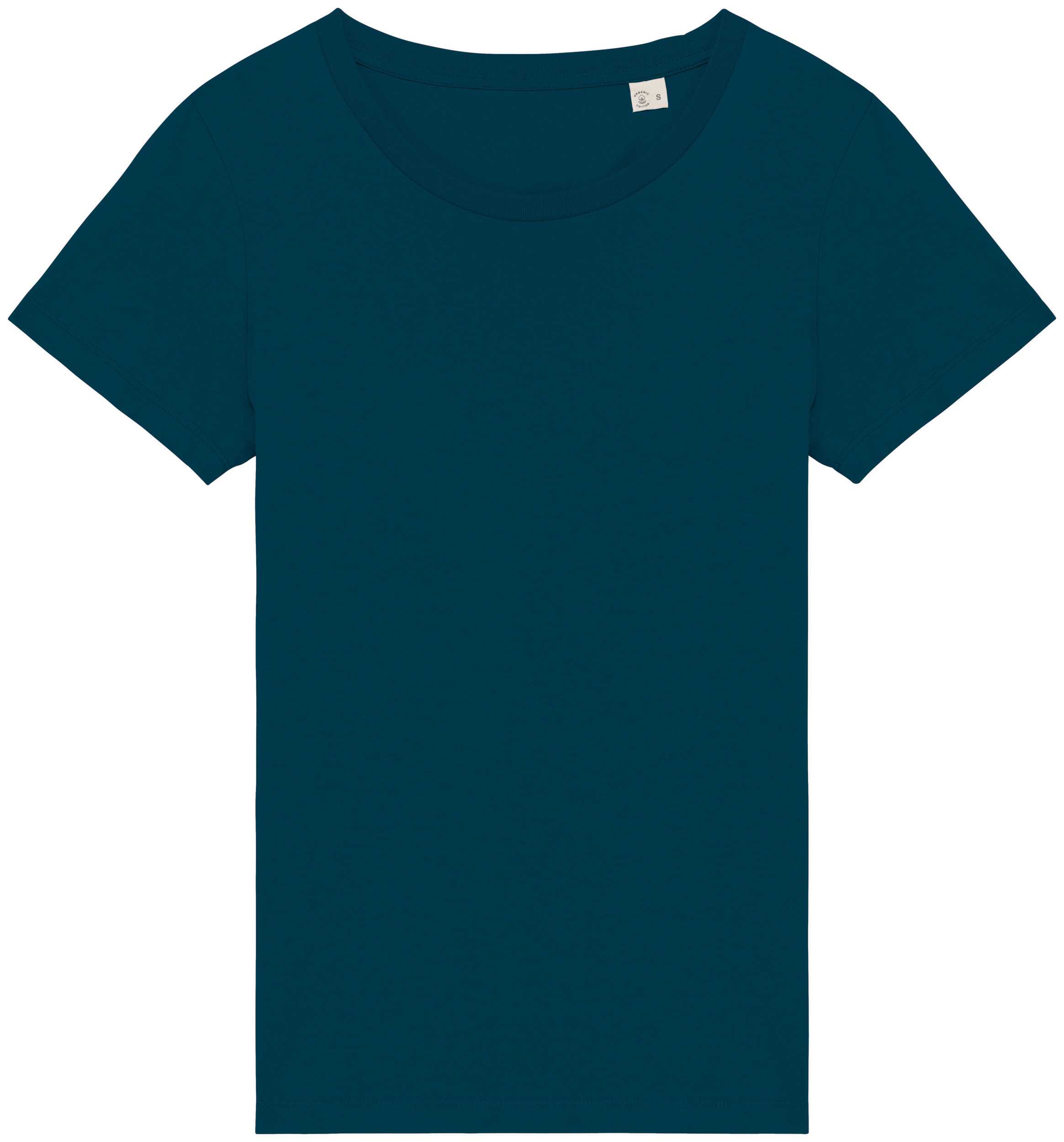 Camiseta ecorresponsable mujer Peacock Blue
