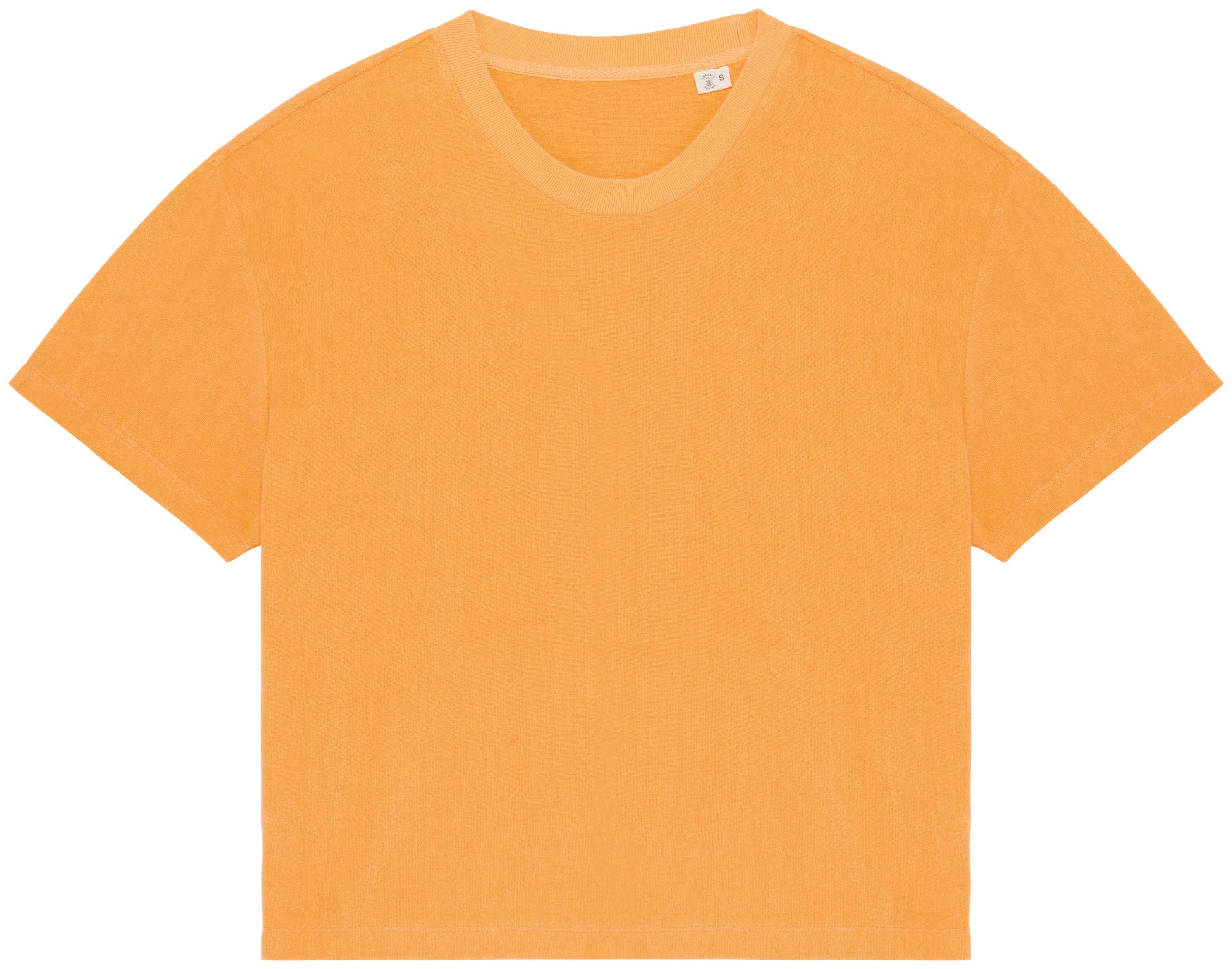 Camiseta ecorresponsable de rizo mujer Apricot