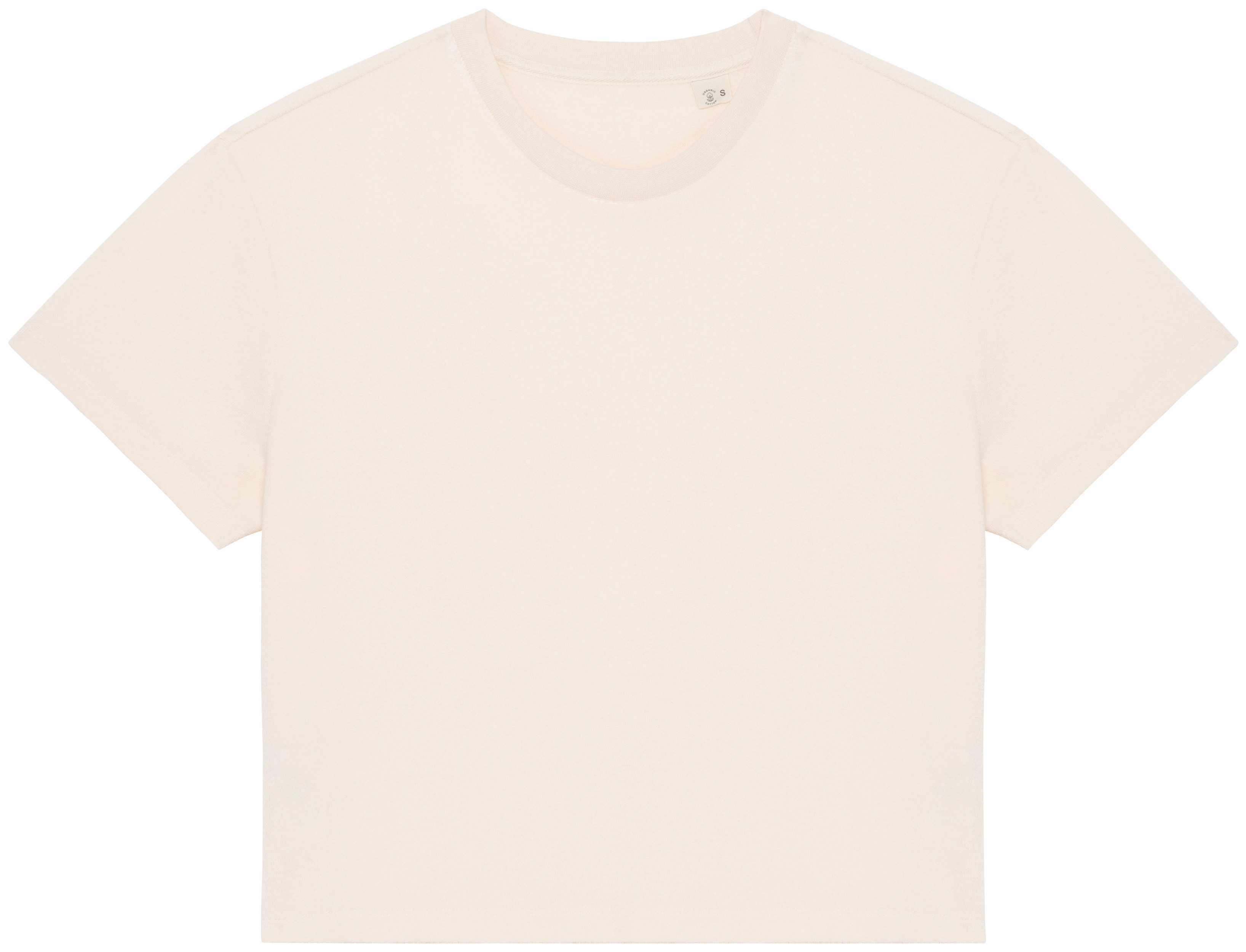 Camiseta ecorresponsable de rizo mujer Ivory