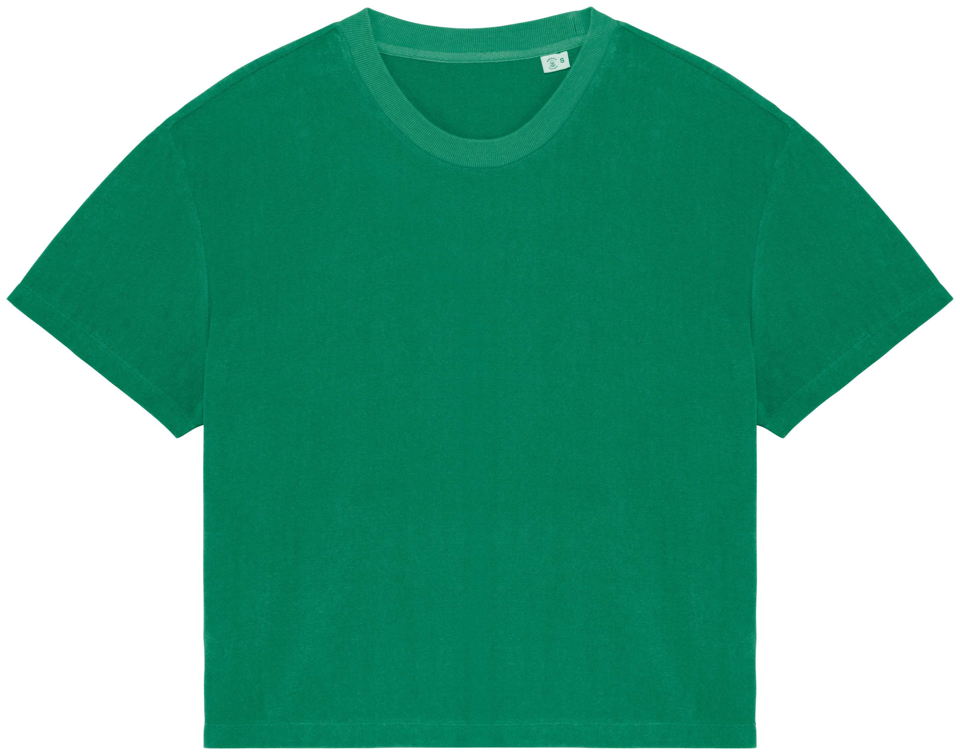 Camiseta ecorresponsable de rizo mujer Malachite Green