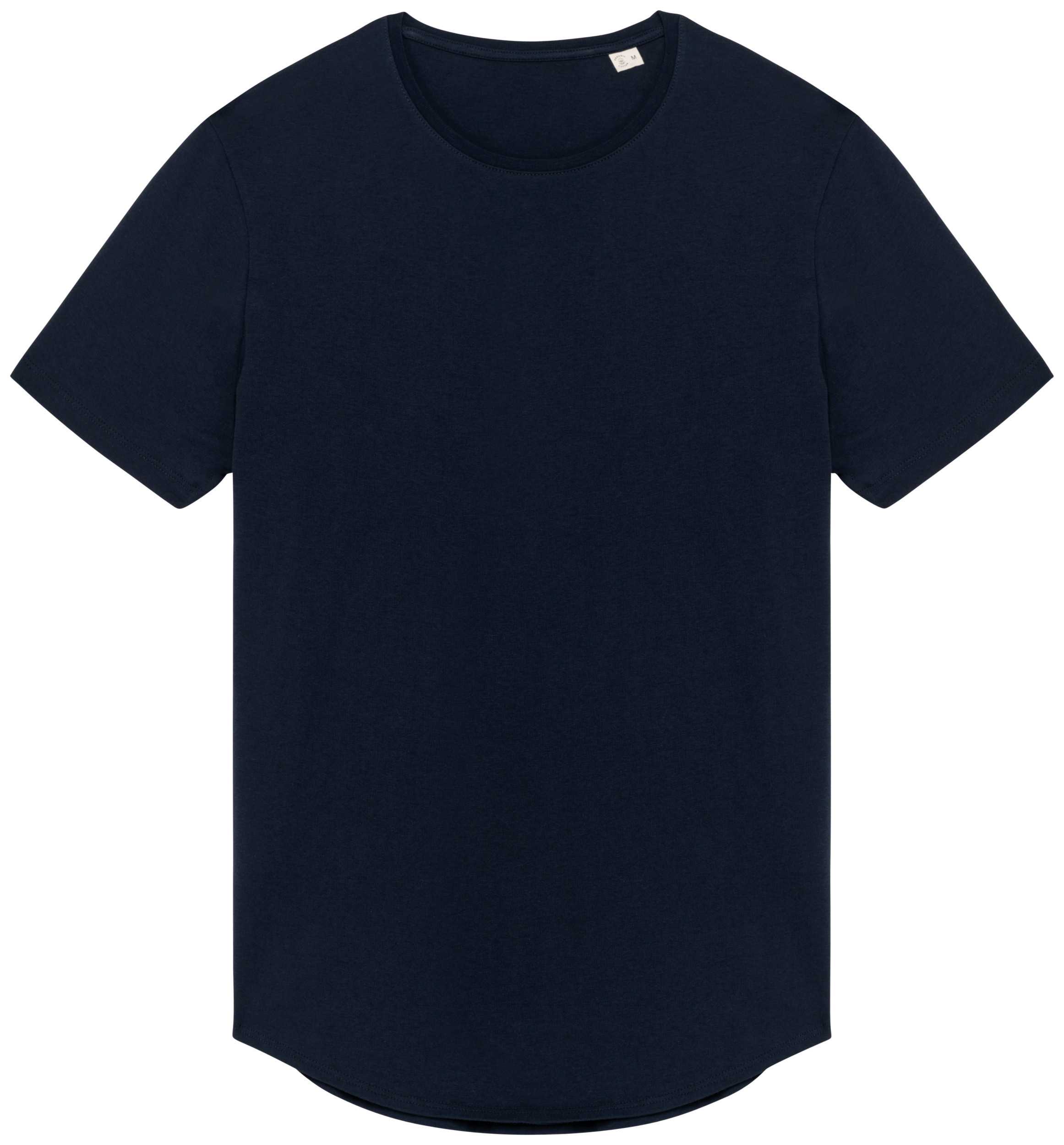 Camiseta con dobladillo redondeado hombre Navy Blue