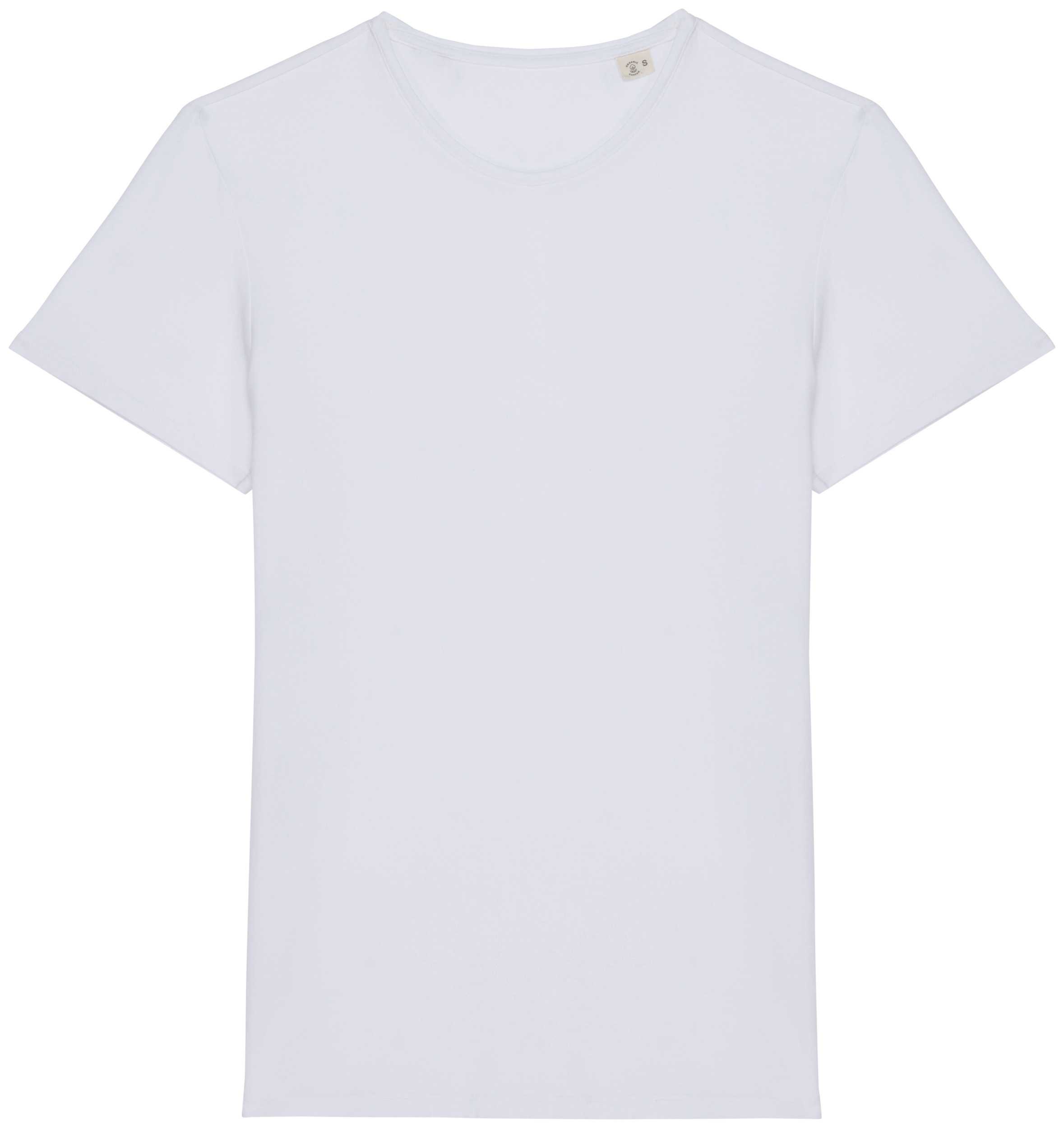Camiseta ecorresponsable efecto lavado unisex Washed white