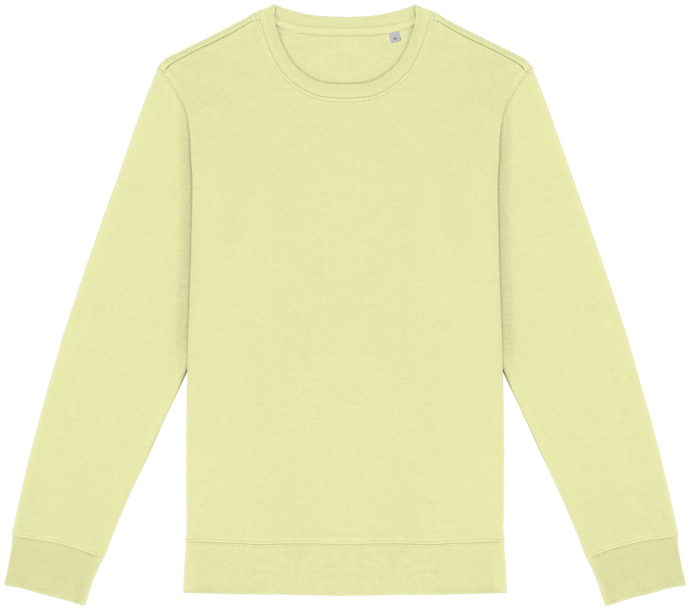 Sudadera  ecorresponsable de cuello redondo unisex Lemon Citrus