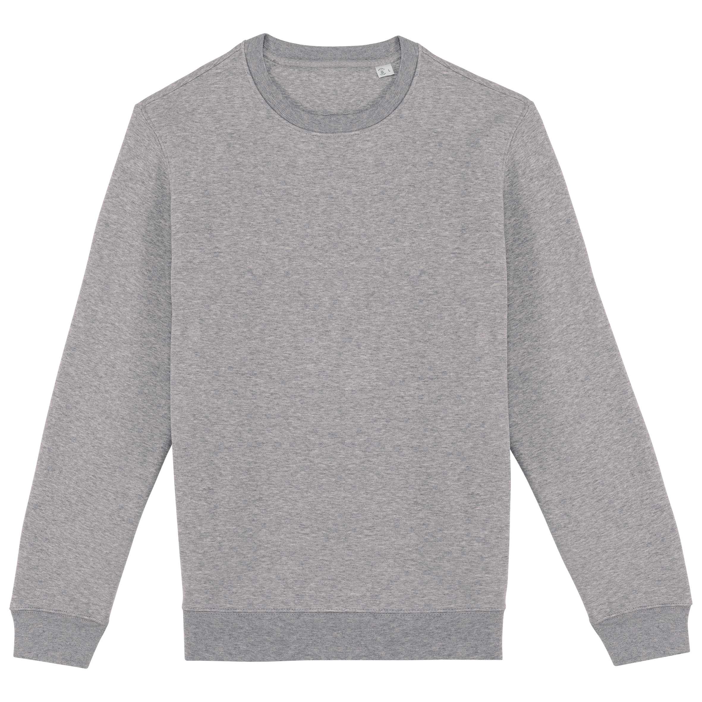 Sudadera  ecorresponsable de cuello redondo unisex Moon Grey Heather