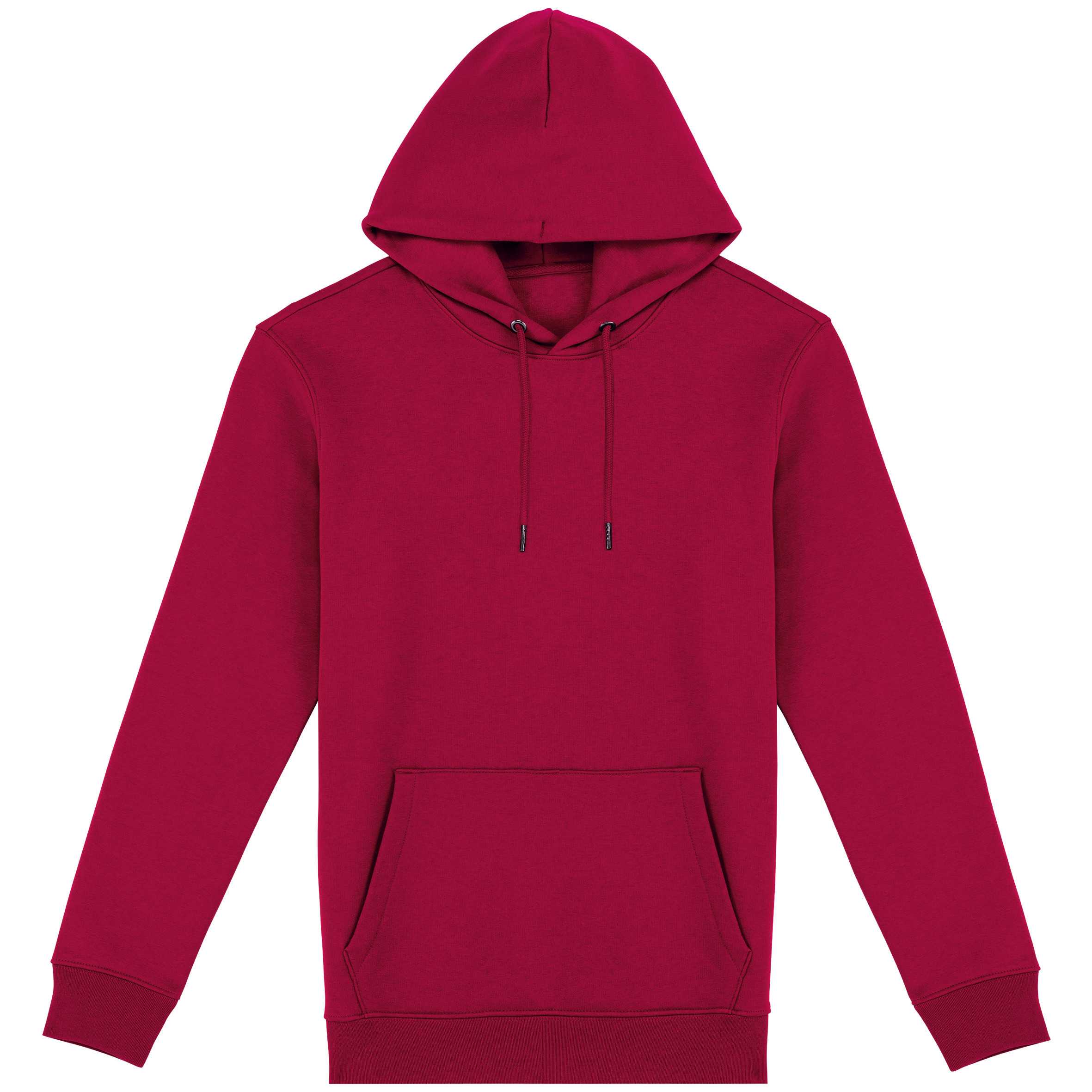 Sudadera ecorresponsable con capucha unisex Hibiscus Red