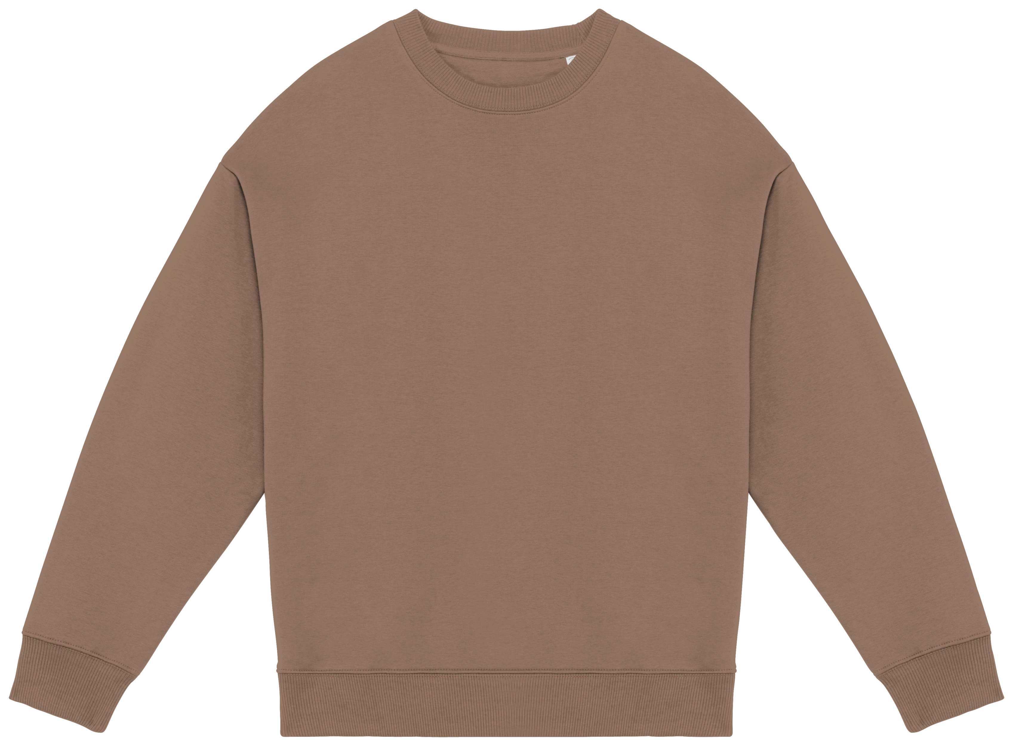 Sudadera ecorresponsable cuello redondo oversize unisex Driftwood