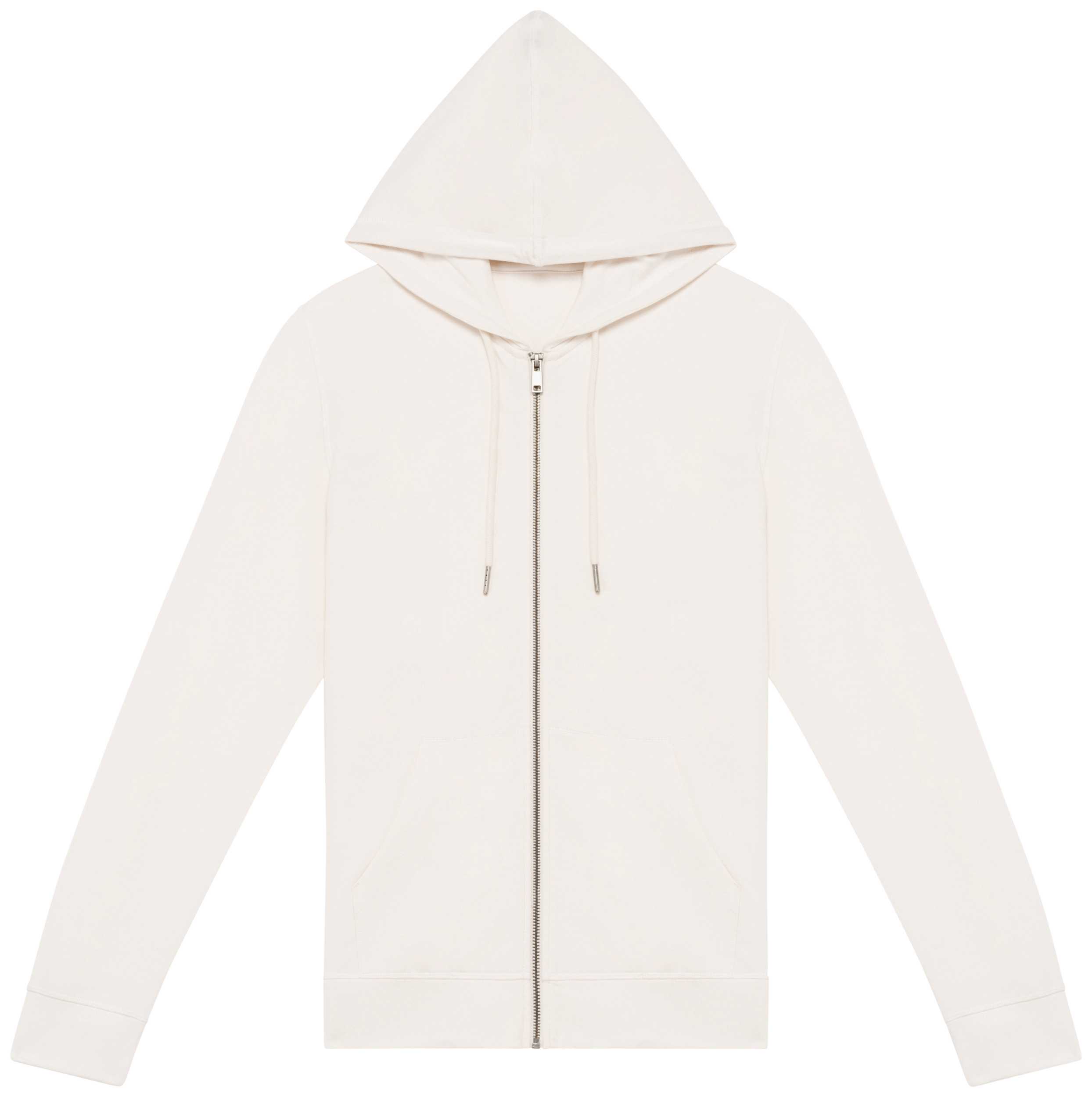 Sudadera con capucha y cremallera hombre Ivory