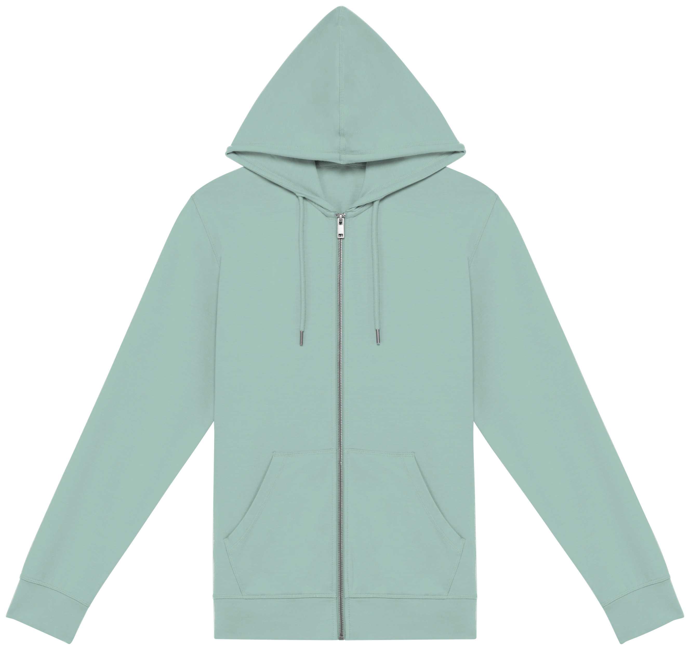 Sudadera con capucha y cremallera hombre Jade Green