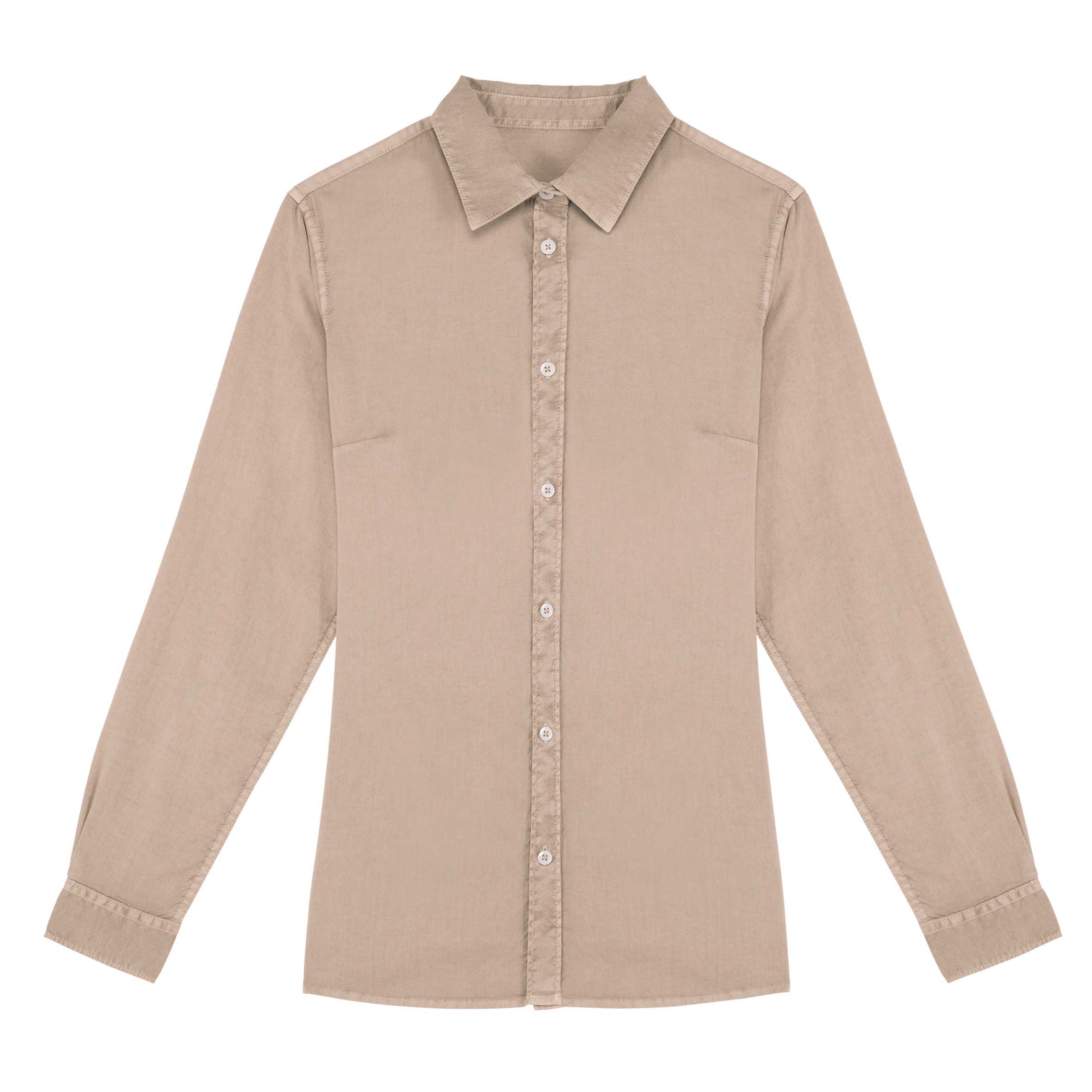 Camisa ecorresponsable efecto lavado mujer Washed Linen
