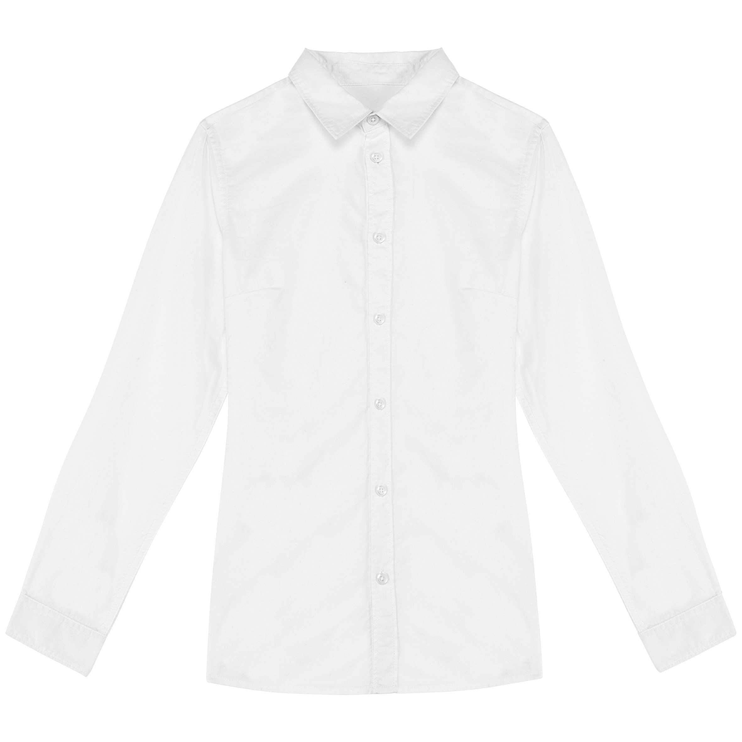 Camisa ecorresponsable efecto lavado mujer Washed white