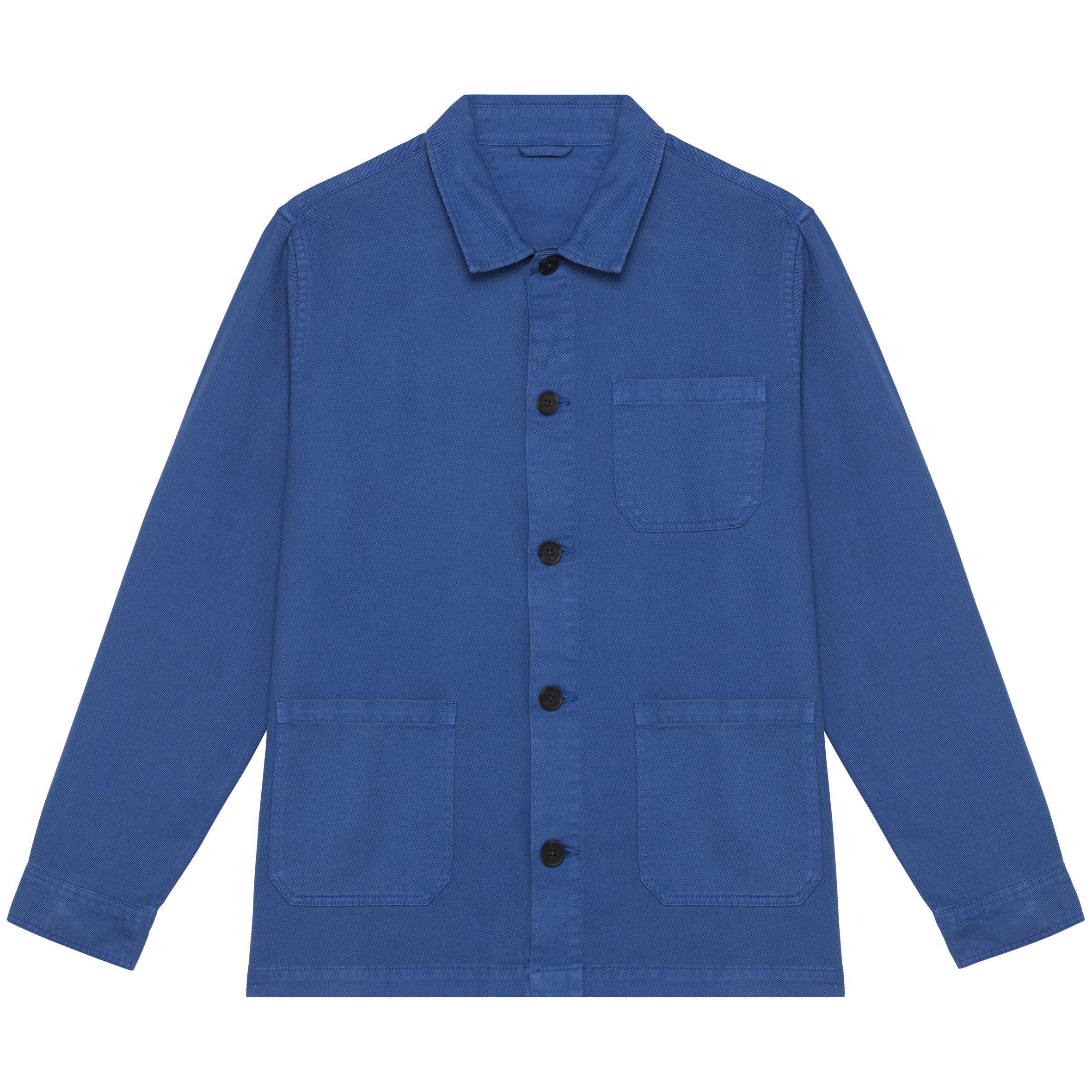 Chaqueta de trabajo ecorresponsable efecto lavado hombre Washed Indigo