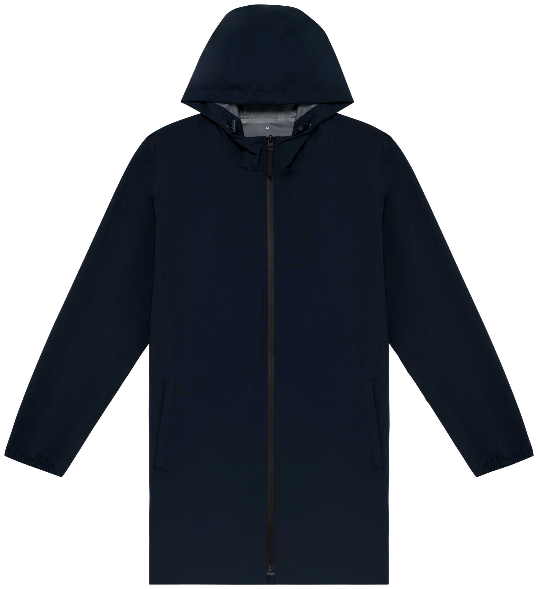 Chaqueta ecorresponsable impermeable unisex Navy Blue