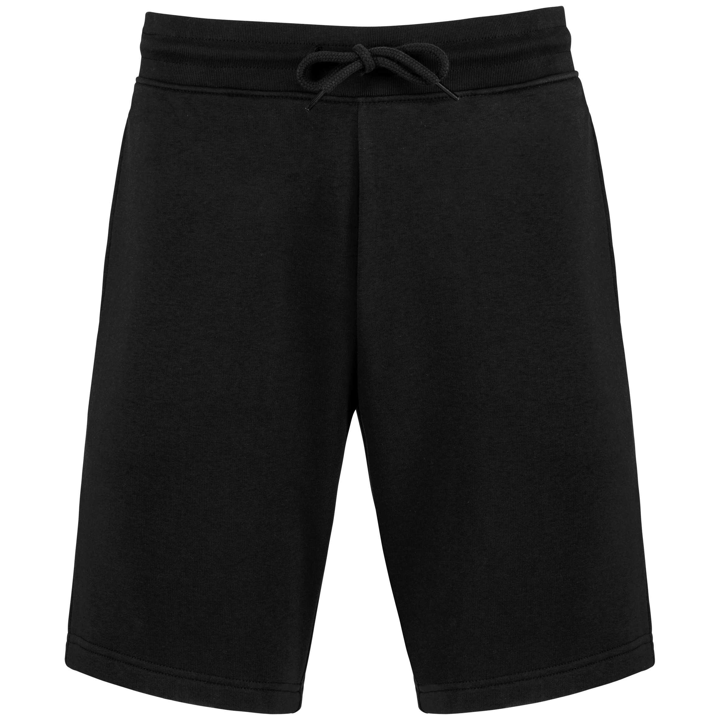 Bermudas ecorresponsables de felpa hombre Black