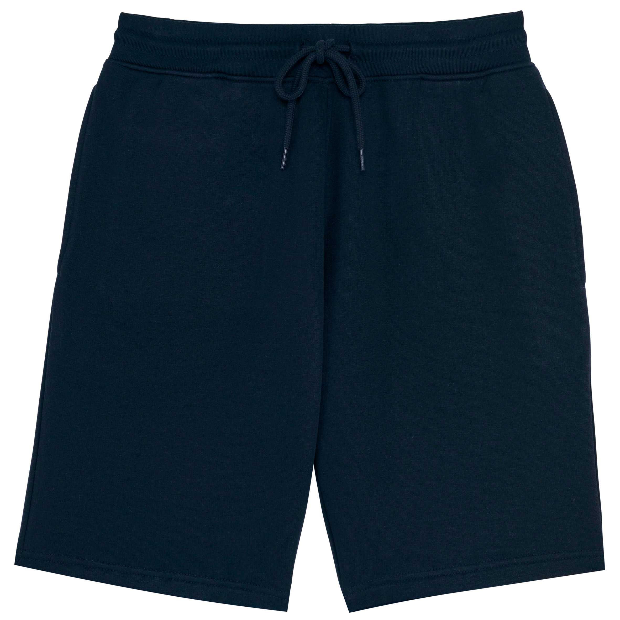 Bermudas ecorresponsables de felpa hombre Navy Blue
