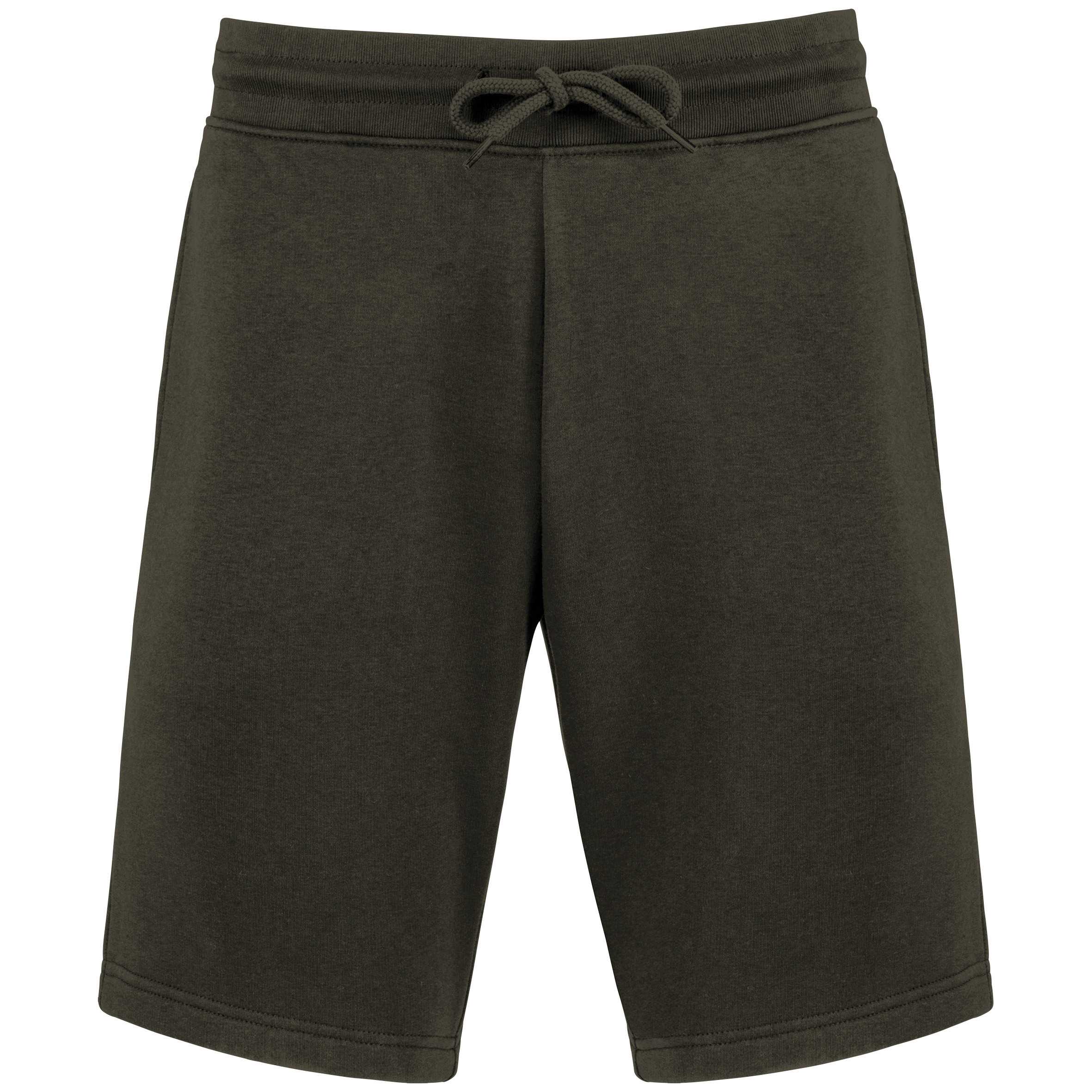 Bermudas ecorresponsables de felpa hombre Organic Khaki