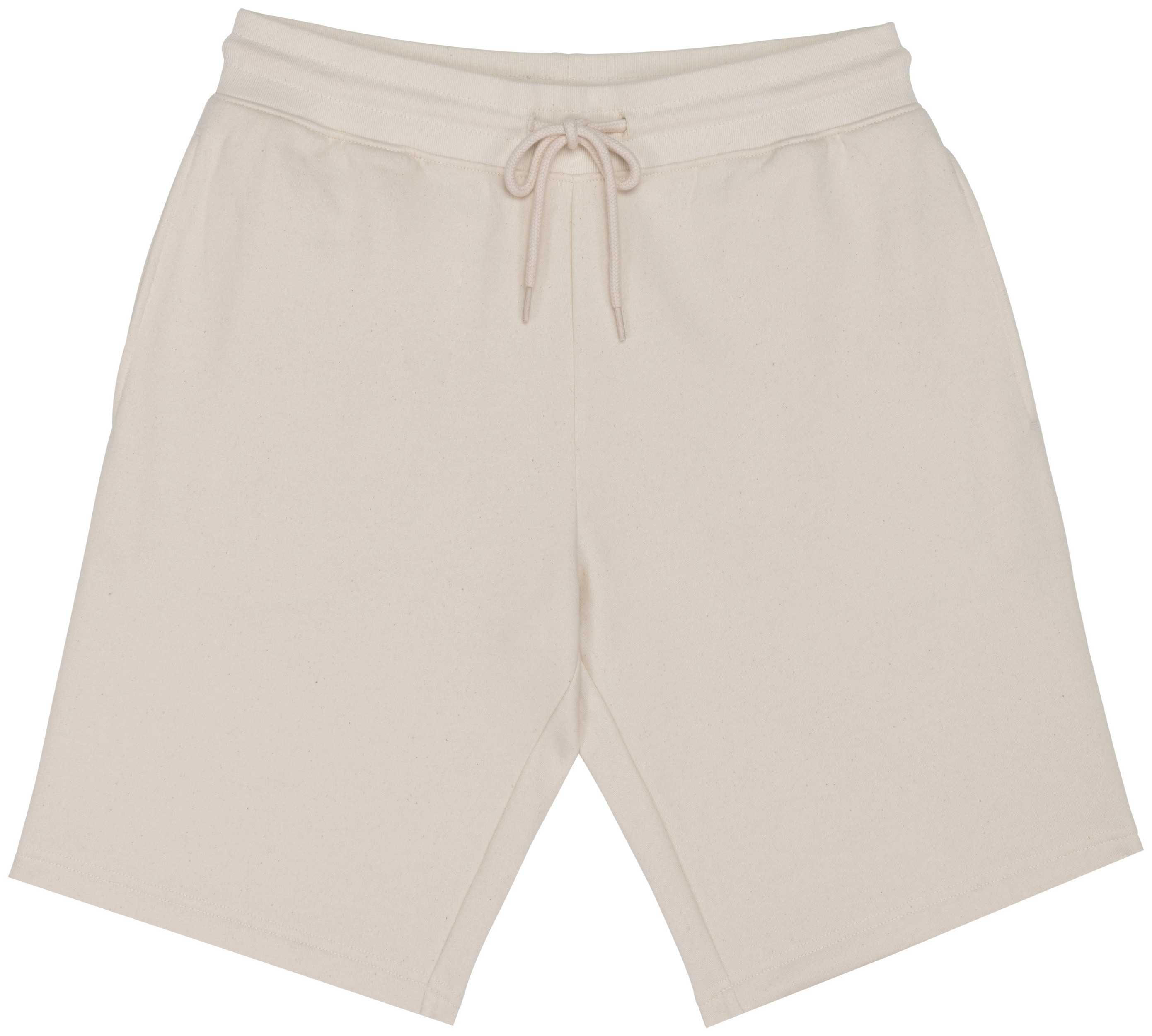 Bermudas ecorresponsables de felpa hombre Raw Natural