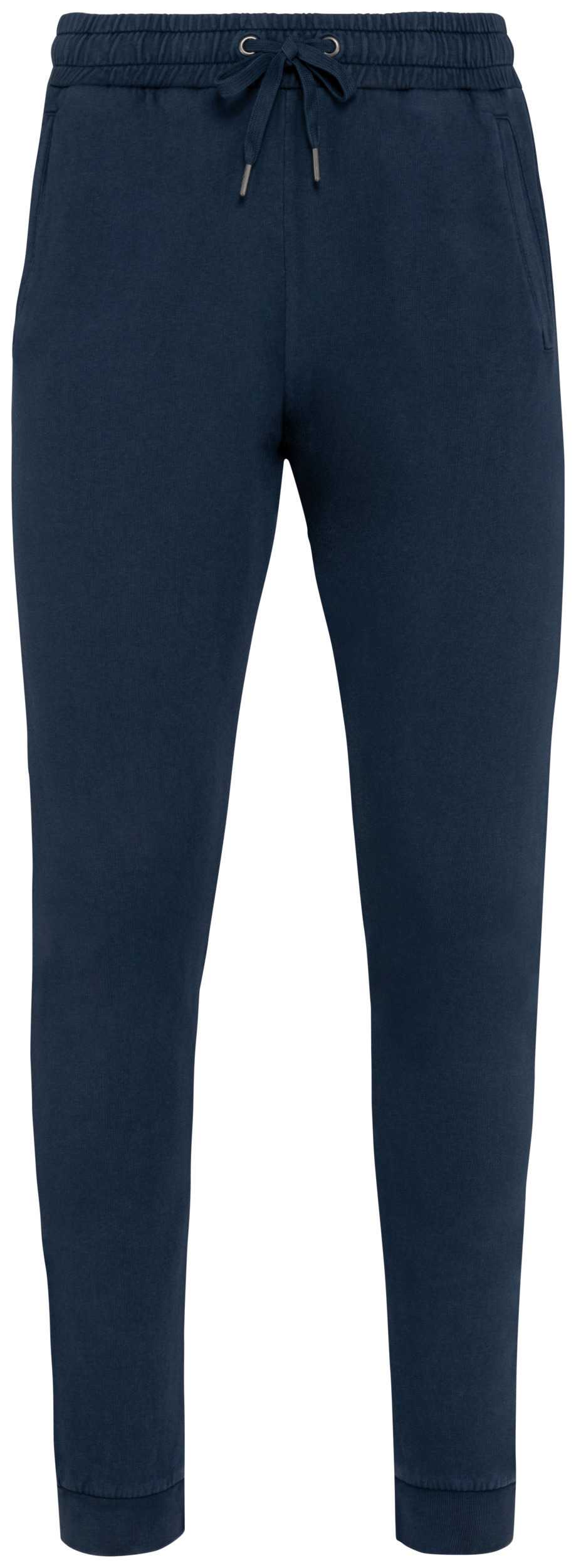 Pantalon de jogging ecorresponsable French Terry unisex Washed Navy Blue