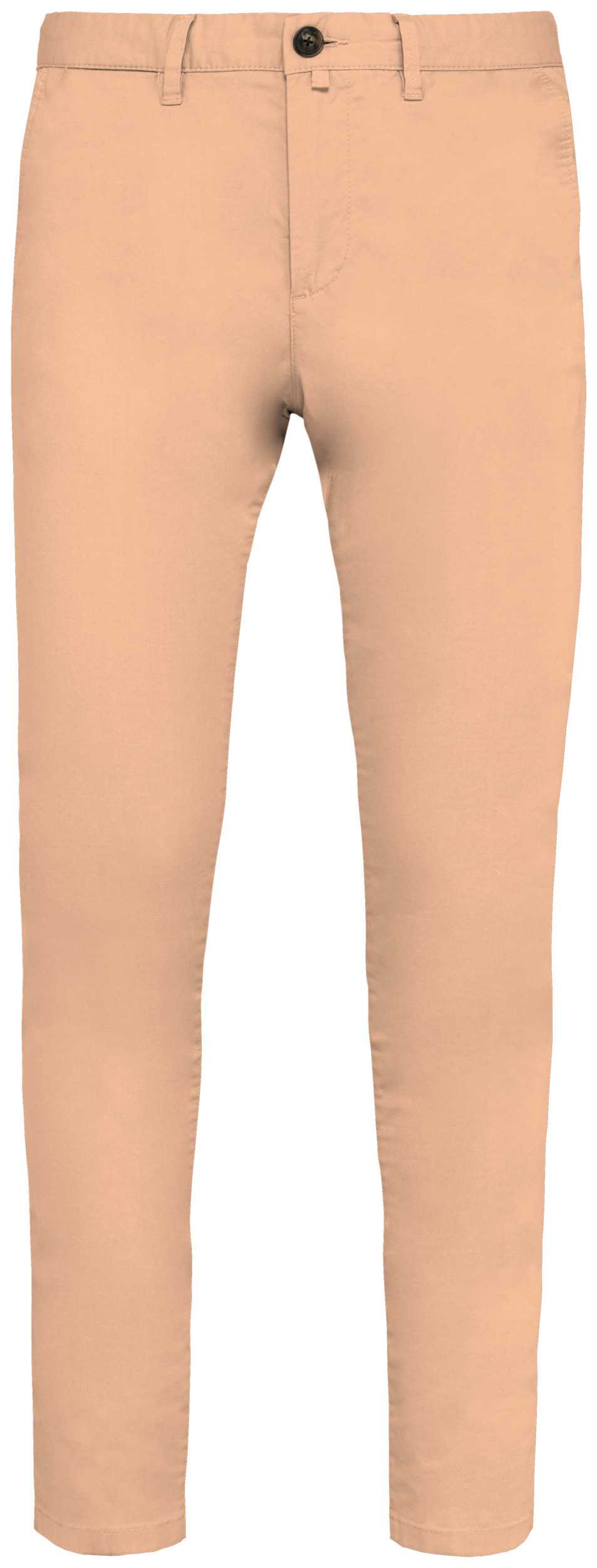 Pantalon chino ecorresponsable hombre Pastel Apricot