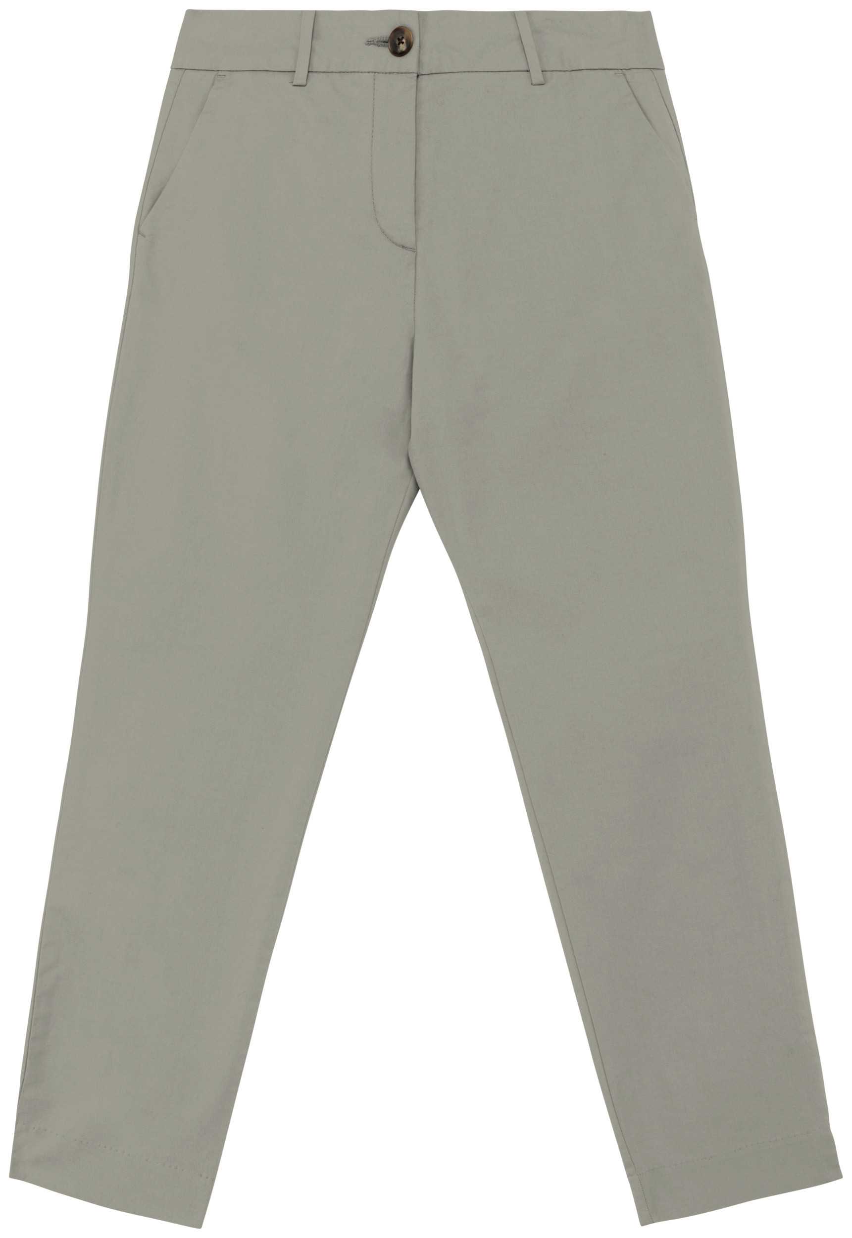 Pantalón chino 7/8 ecorresponsable mujer Almond Green