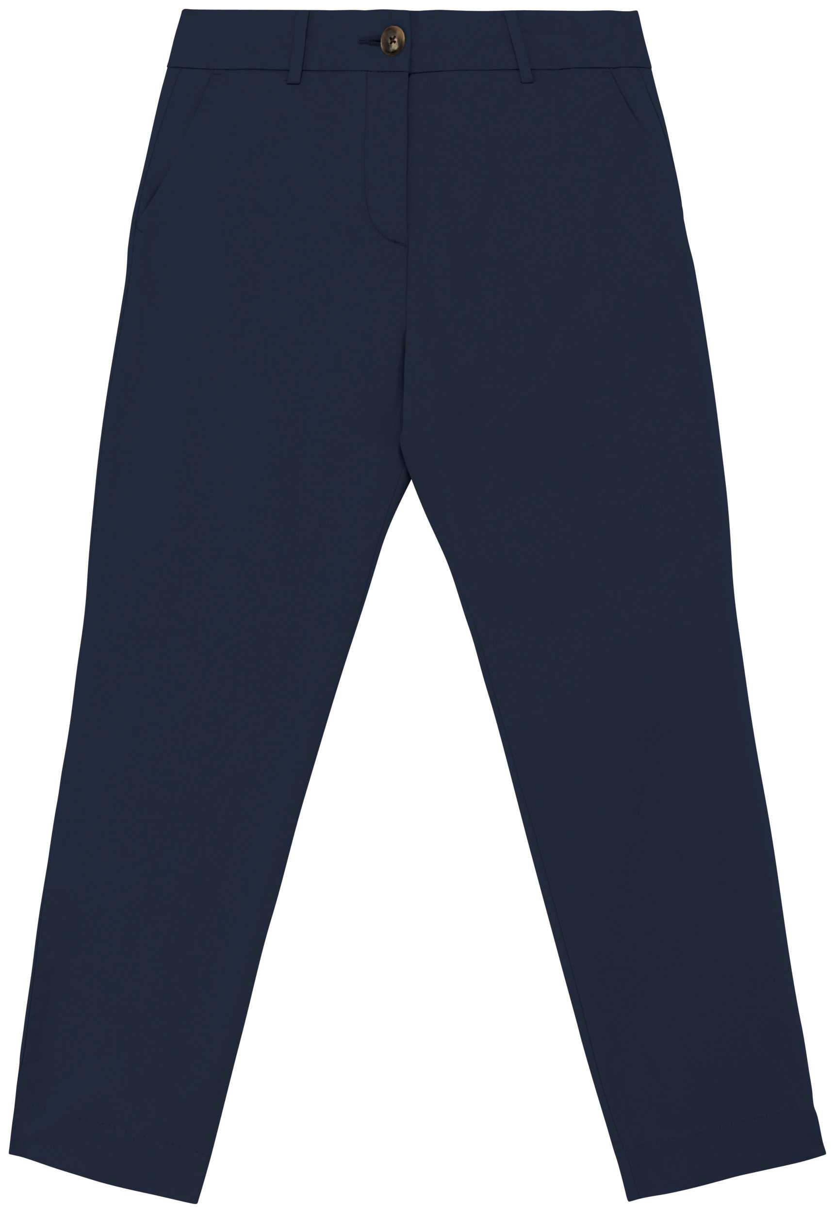 Pantalón chino 7/8 ecorresponsable mujer Navy Blue