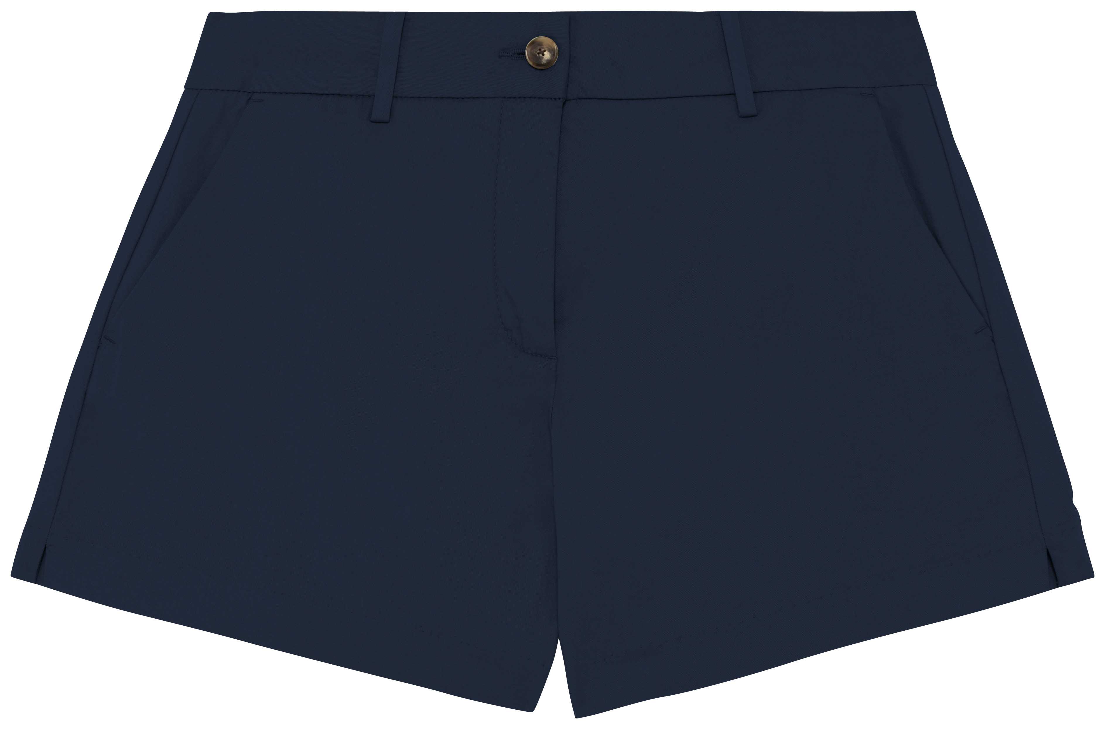 Bermuda chino ecorresponsable mujer Navy Blue