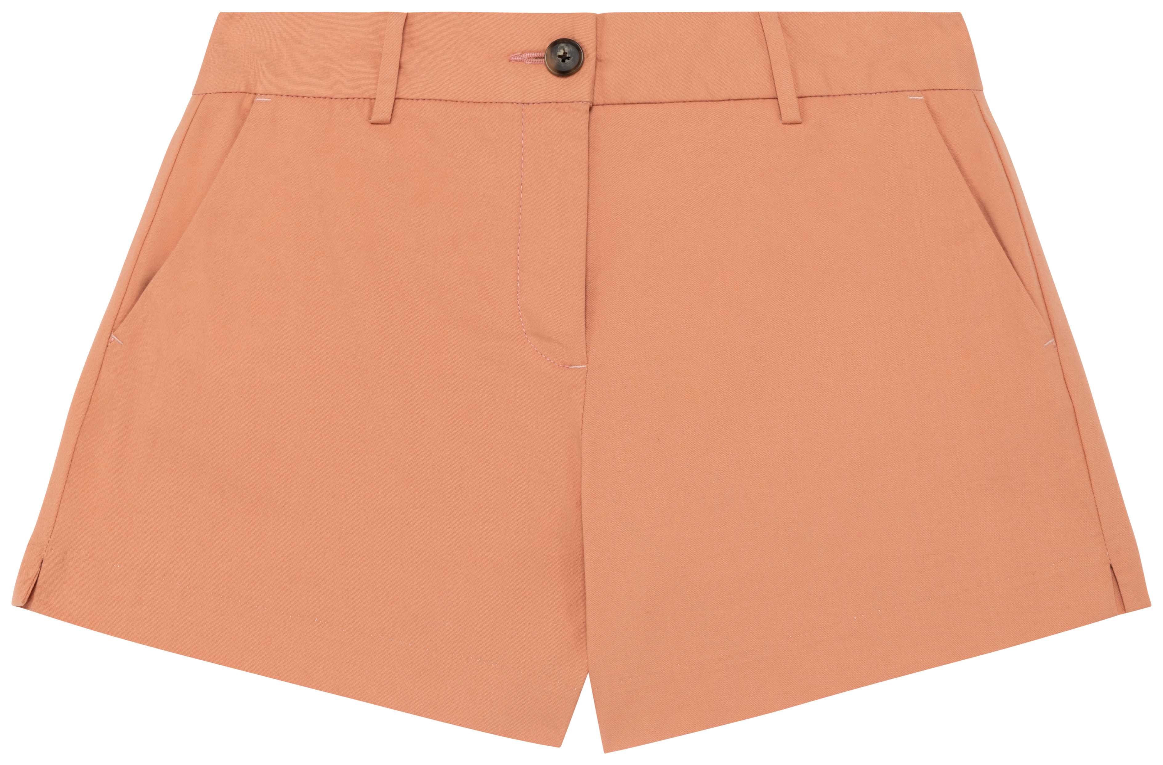 Bermuda chino ecorresponsable mujer Peach