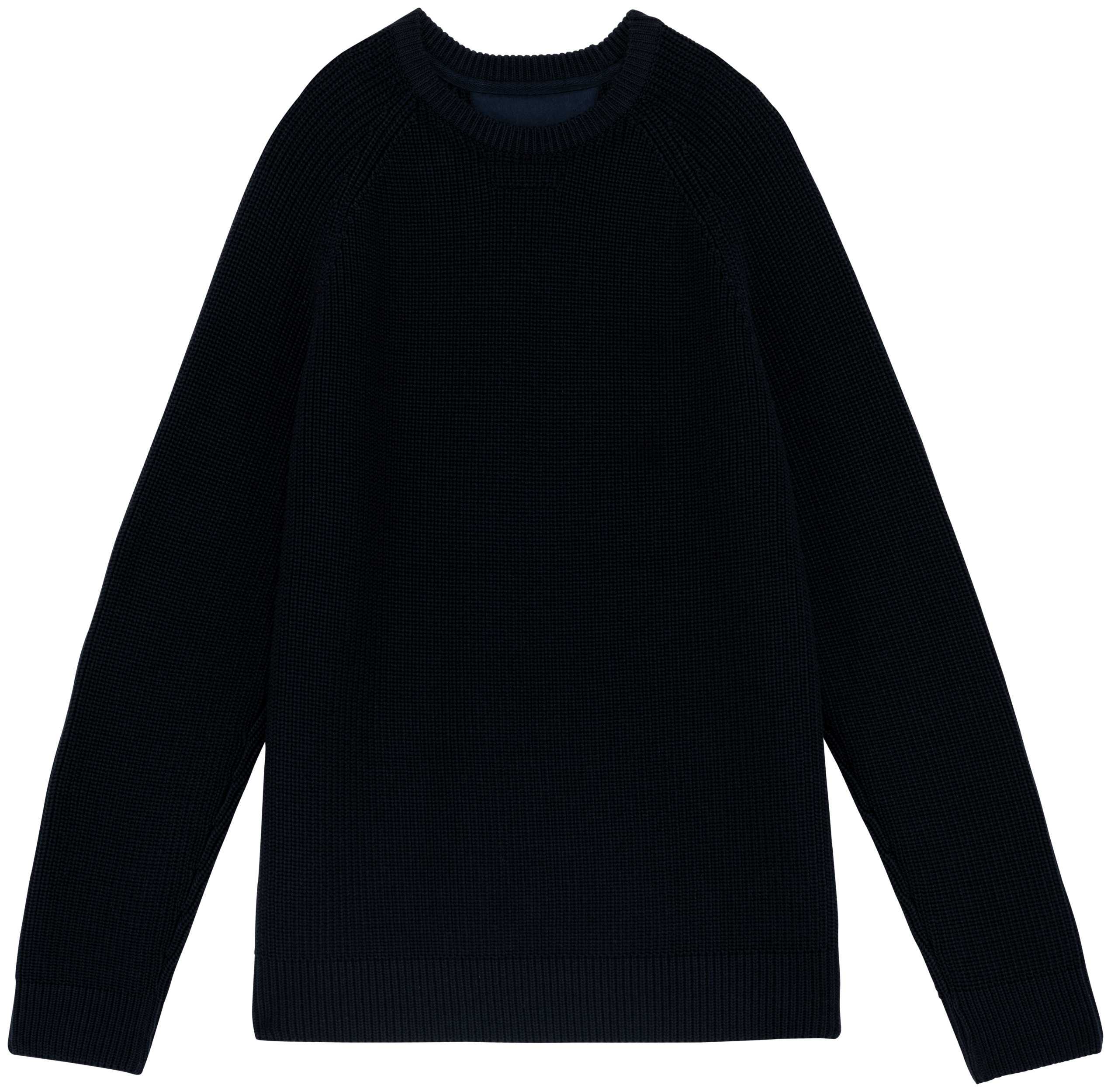 Jersey ecorresponsable de punto grueso hombre Navy Blue