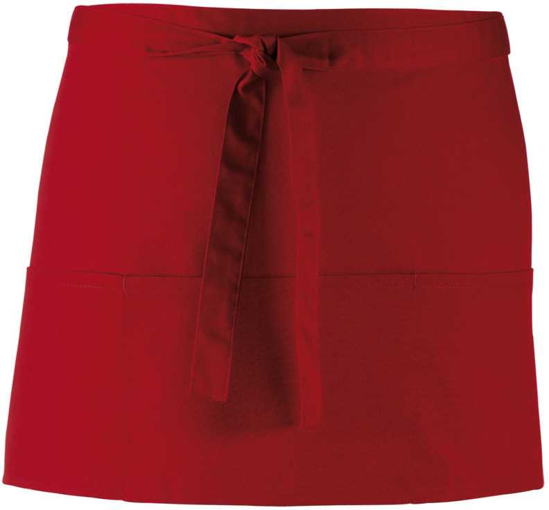 Delantal «Colours» con 3 bolsillos Burgundy