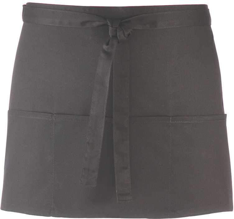Delantal «Colours» con 3 bolsillos Dark Grey