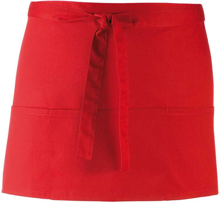 Delantal «Colours» con 3 bolsillos Red