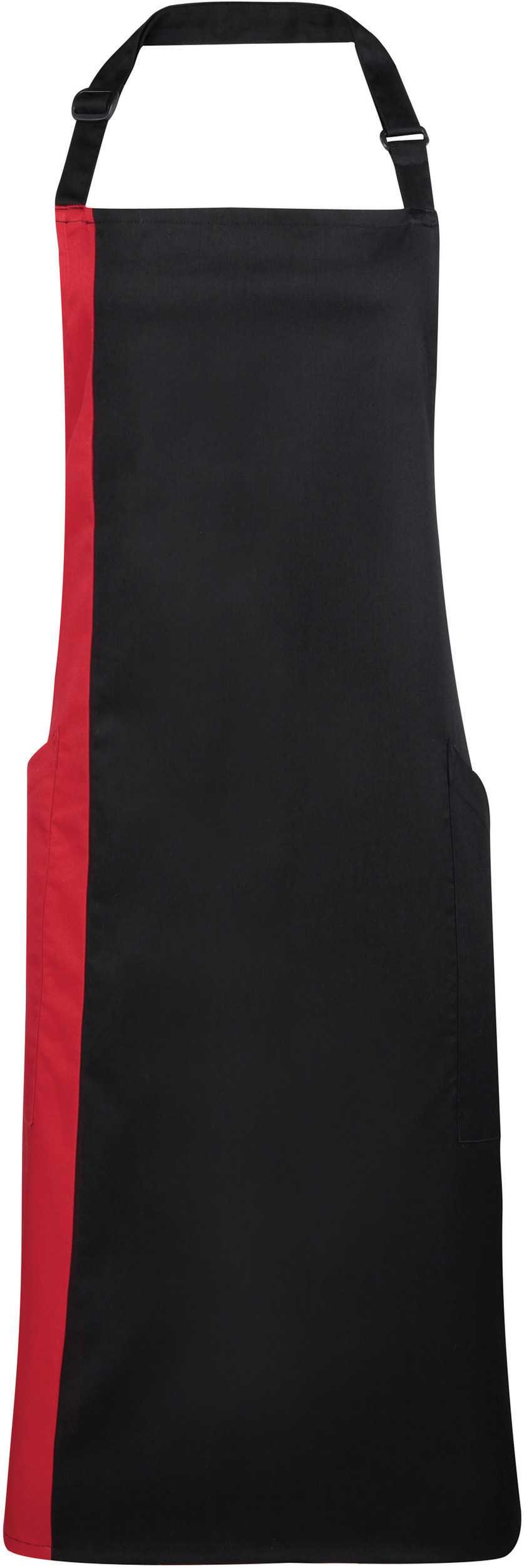 Delantal Bicolor Black / Red