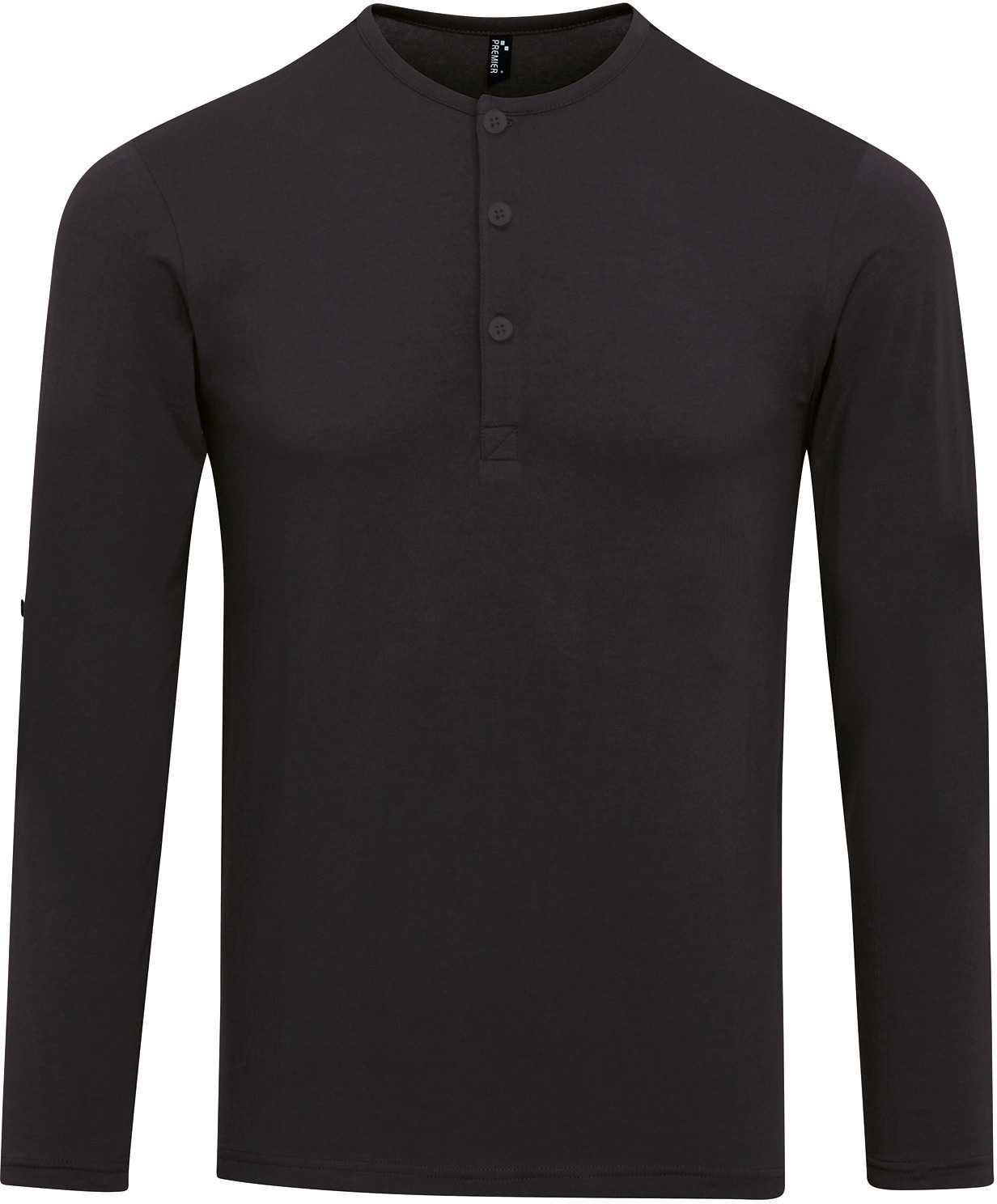 Camiseta «Long John» hombre Black