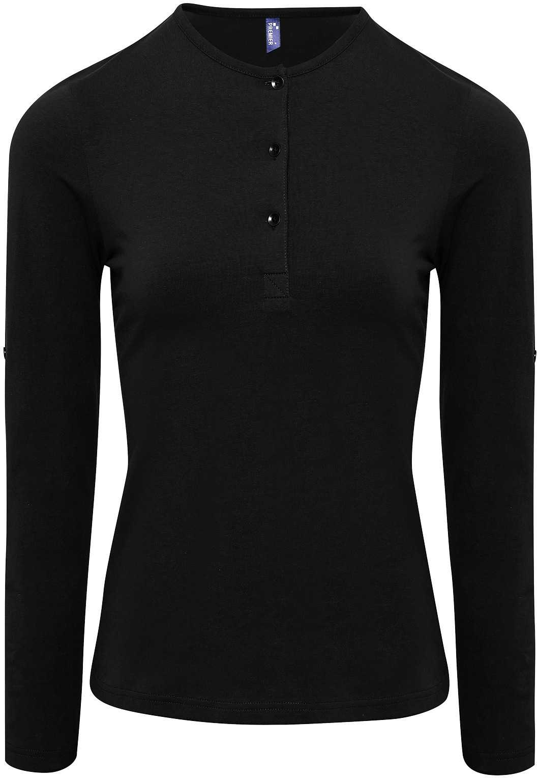 Camiseta «Long John» mujer Black