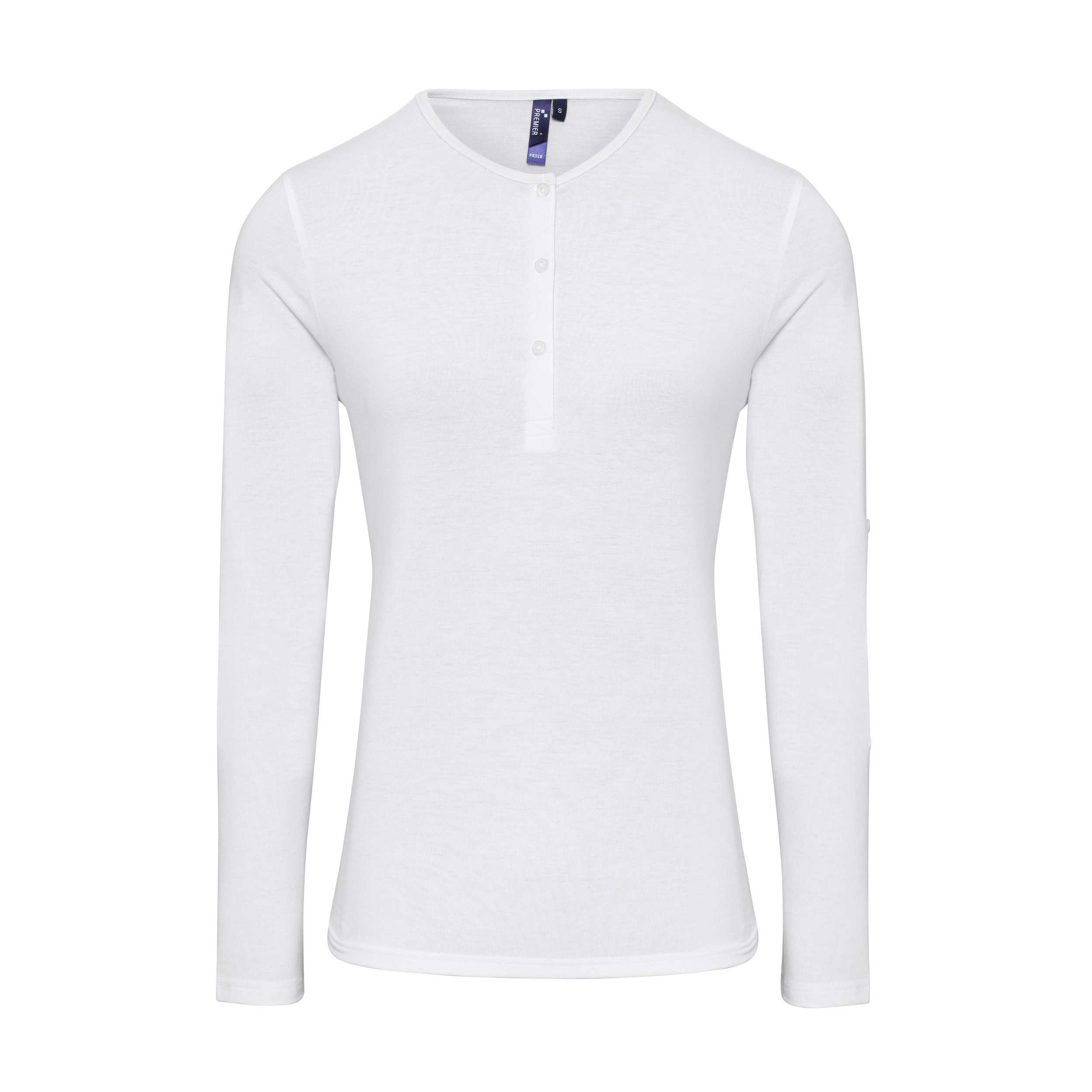 Camiseta «Long John» mujer White