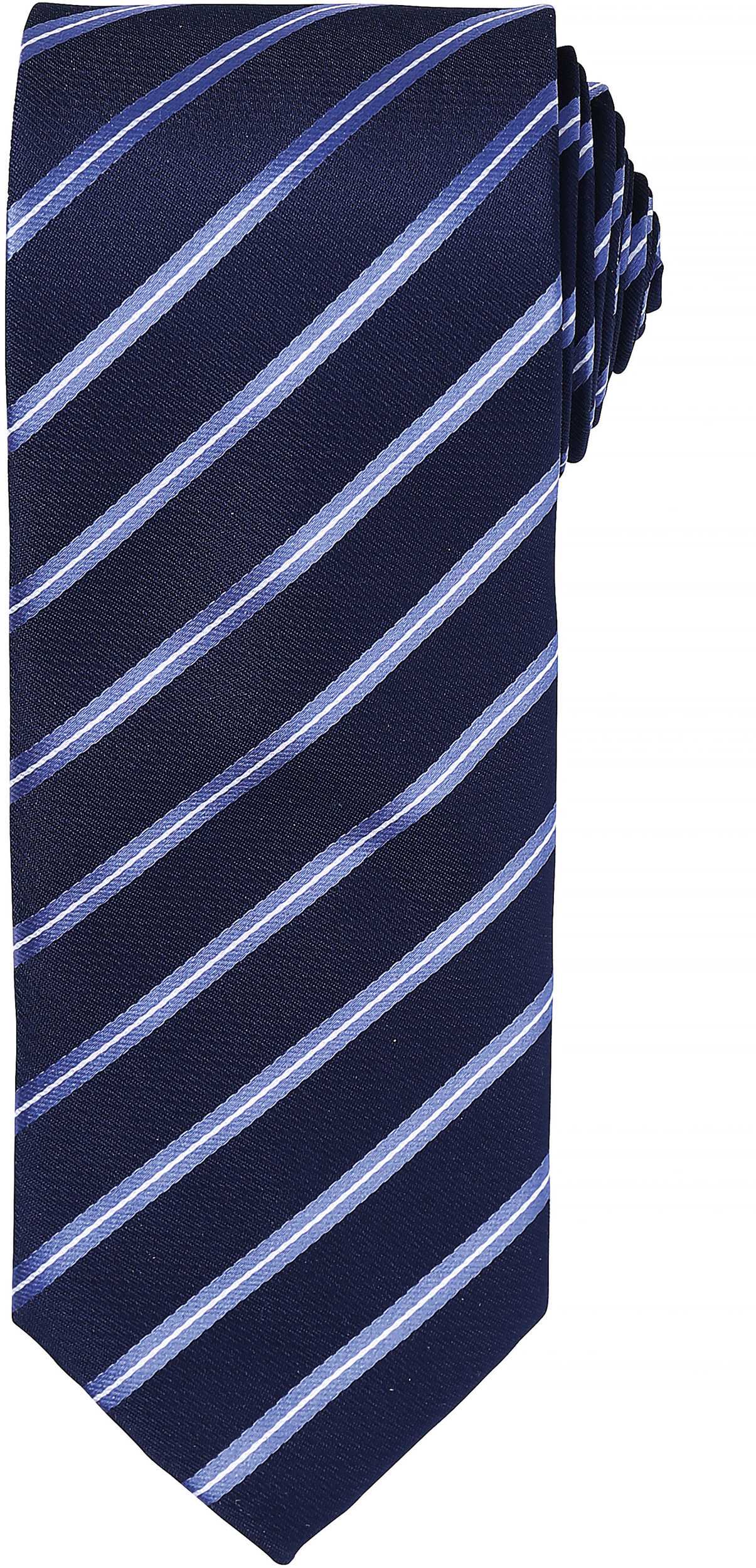 Corbata "Sport" a rayas Navy / Royal Blue