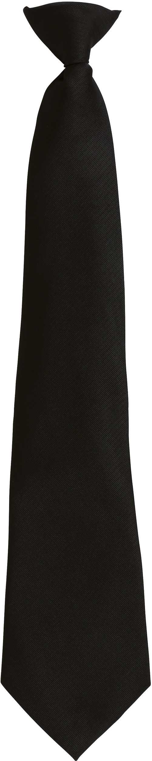 Corbata con clip Black