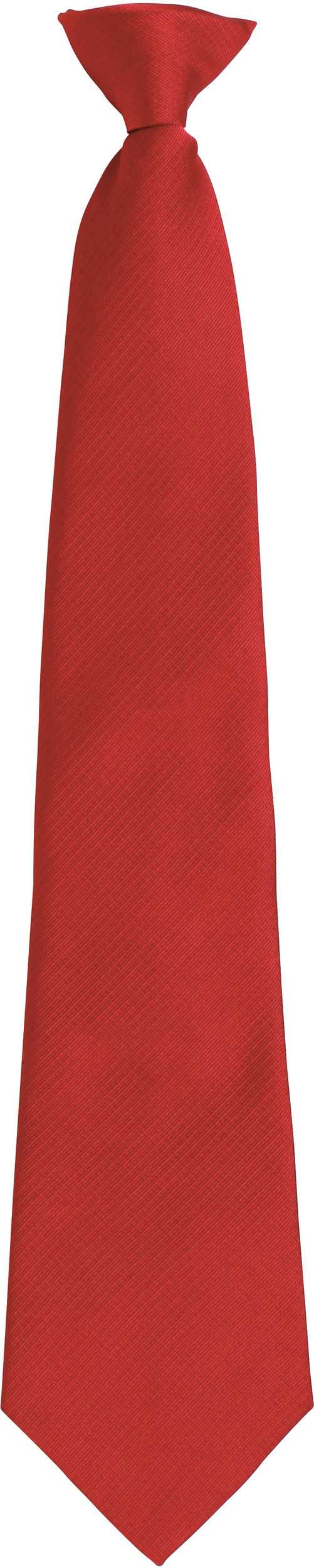 Corbata con clip Red