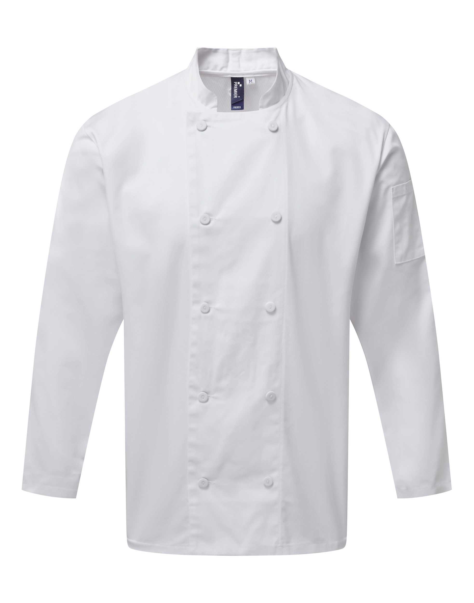 Chaqueta de chef manga larga Coolchecker® White