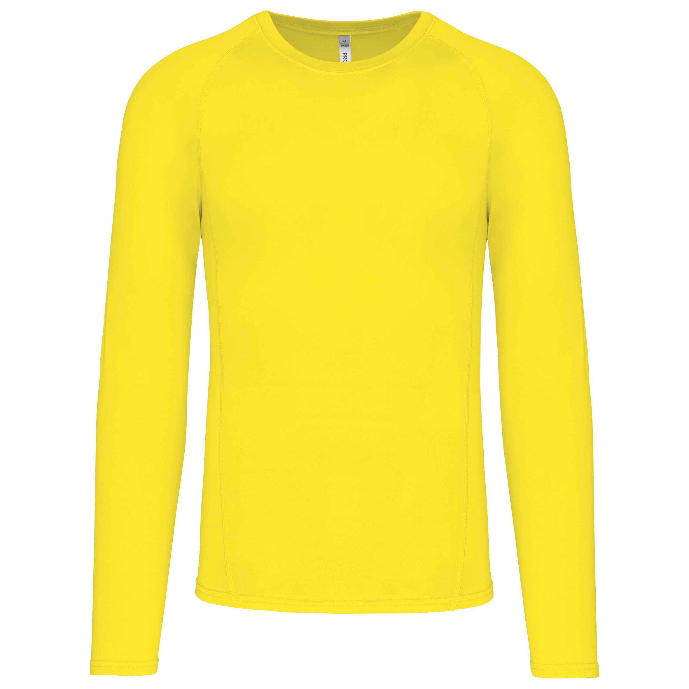 Camiseta segundo piel manga larga Flashy Yellow