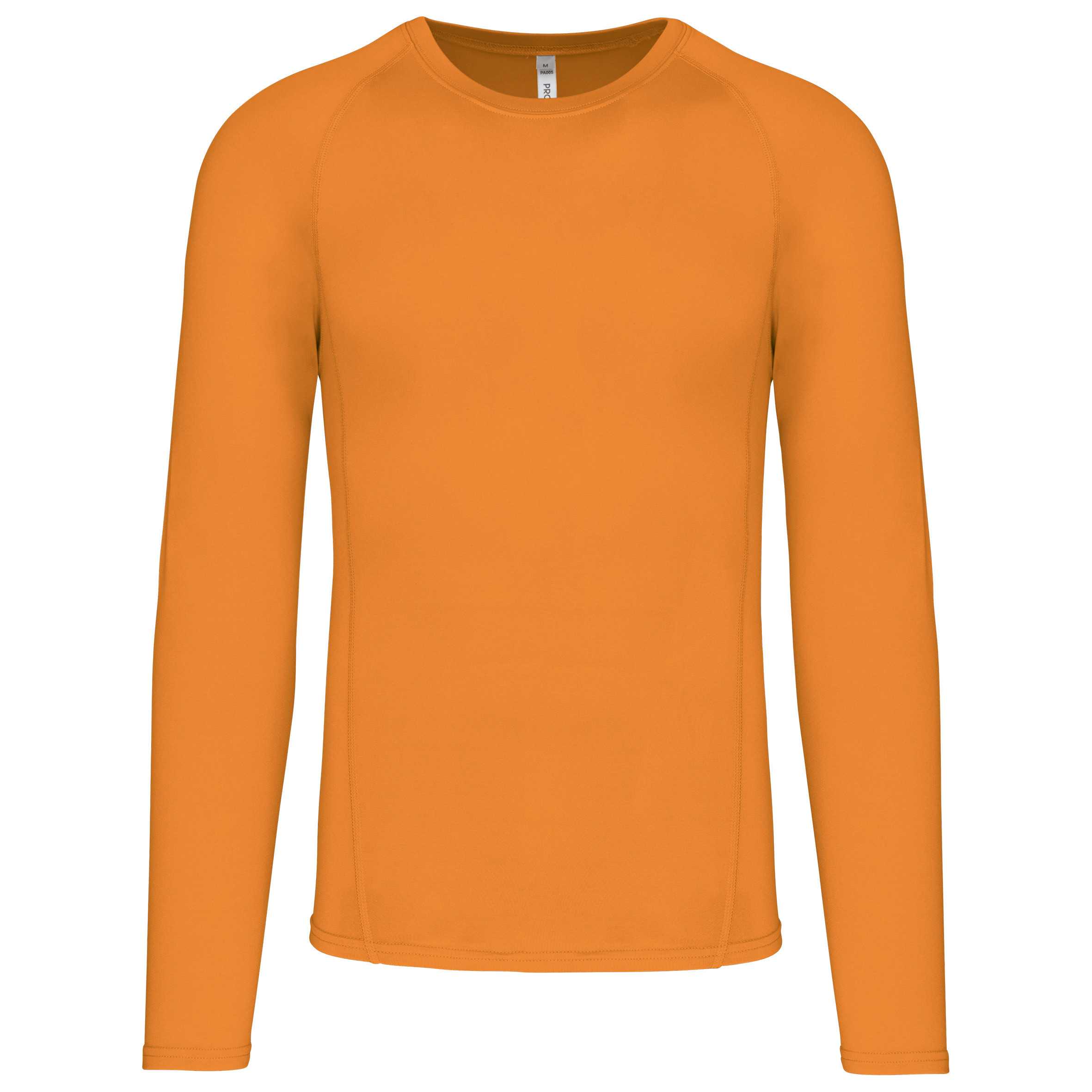 Camiseta segundo piel manga larga Orange