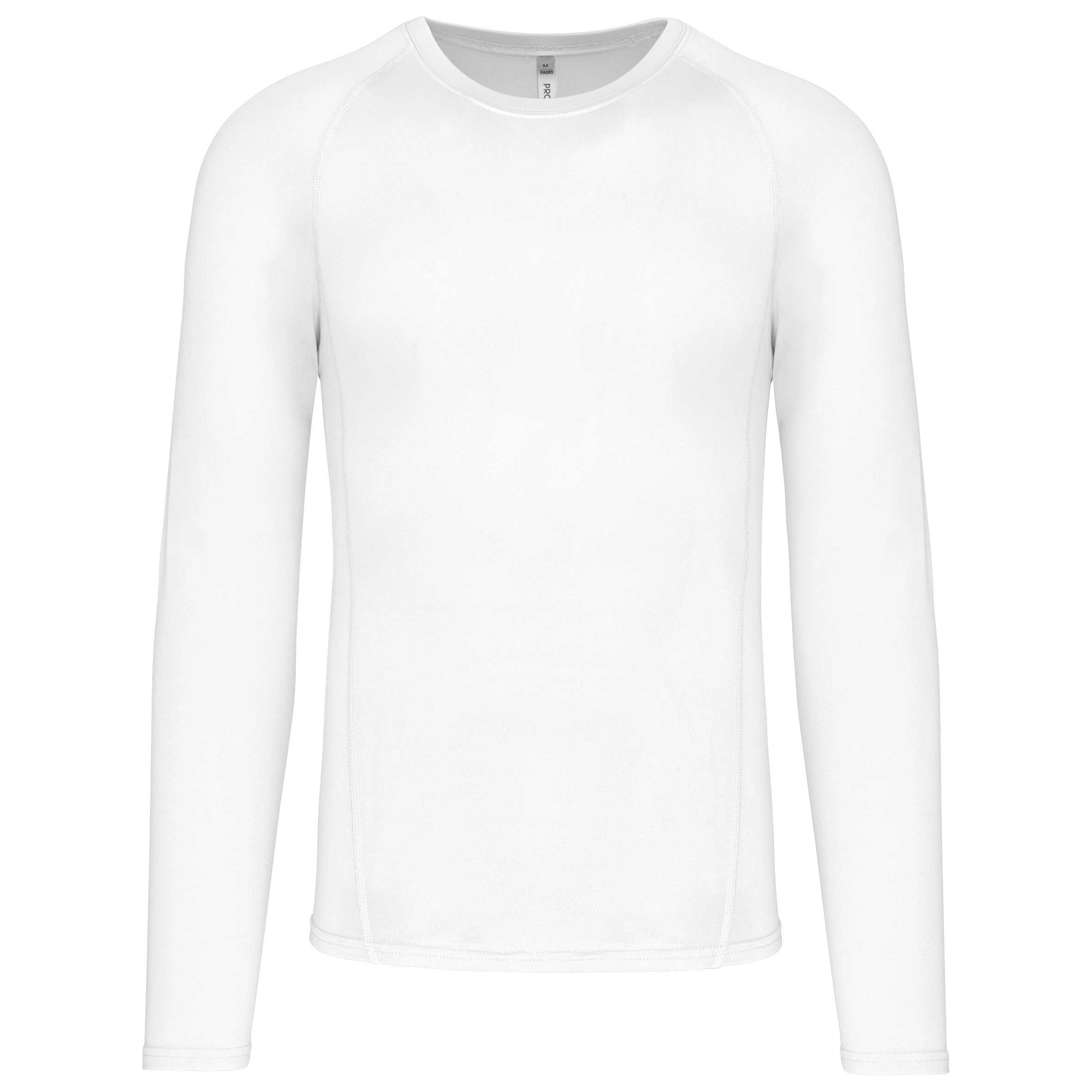 Camiseta segundo piel manga larga White