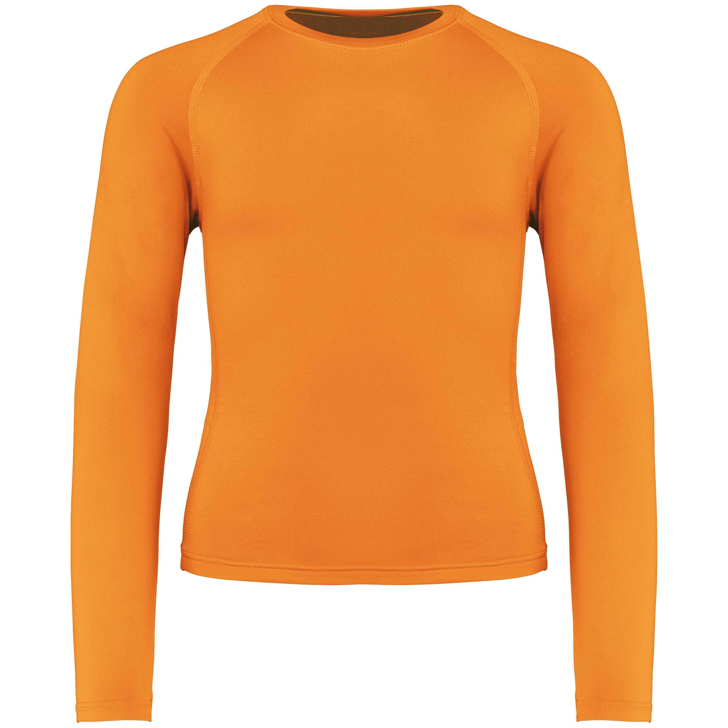 Camiseta segunda piel manga larga niño Orange