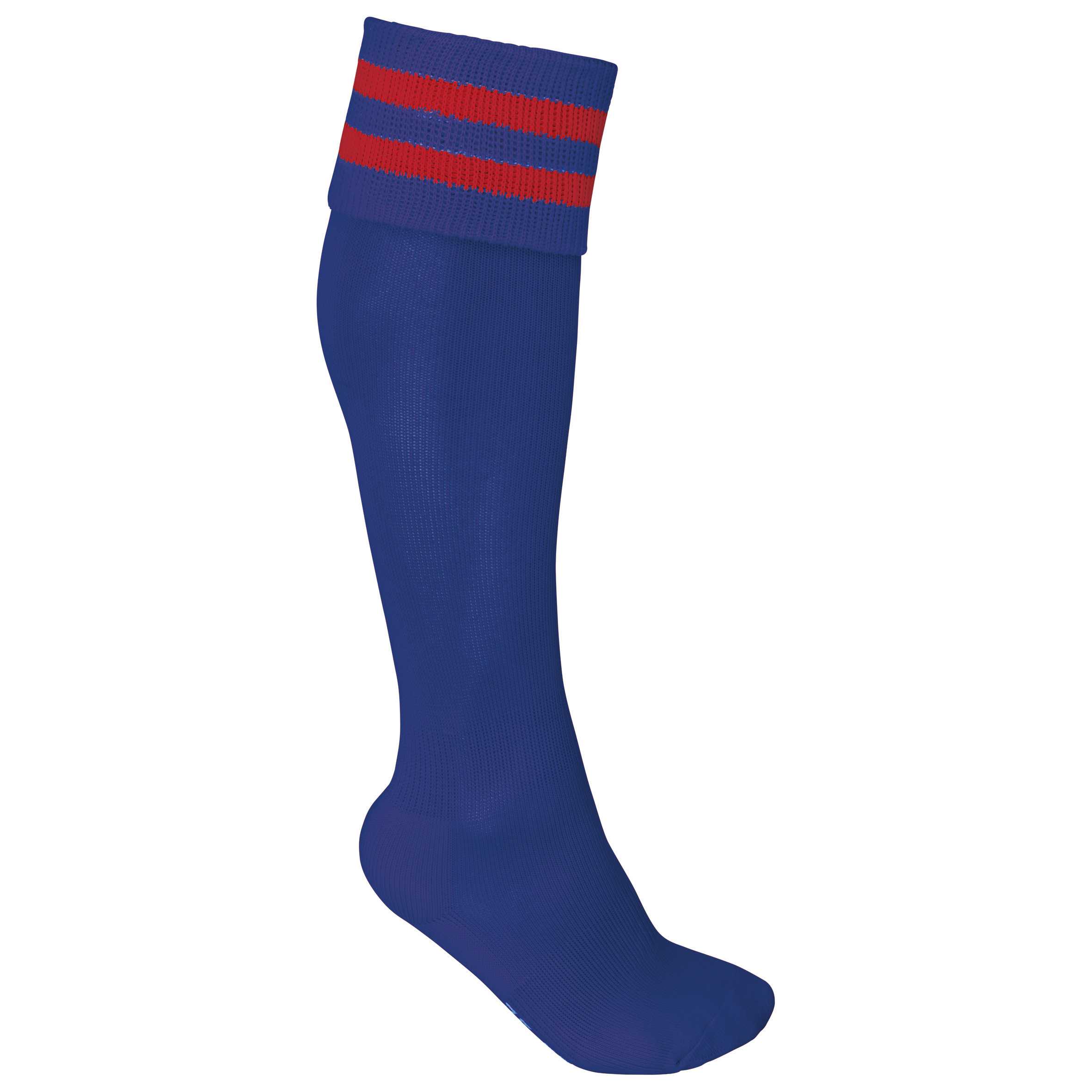 Calcetines deportivos a rayas Dark Royal Blue / Sporty Red