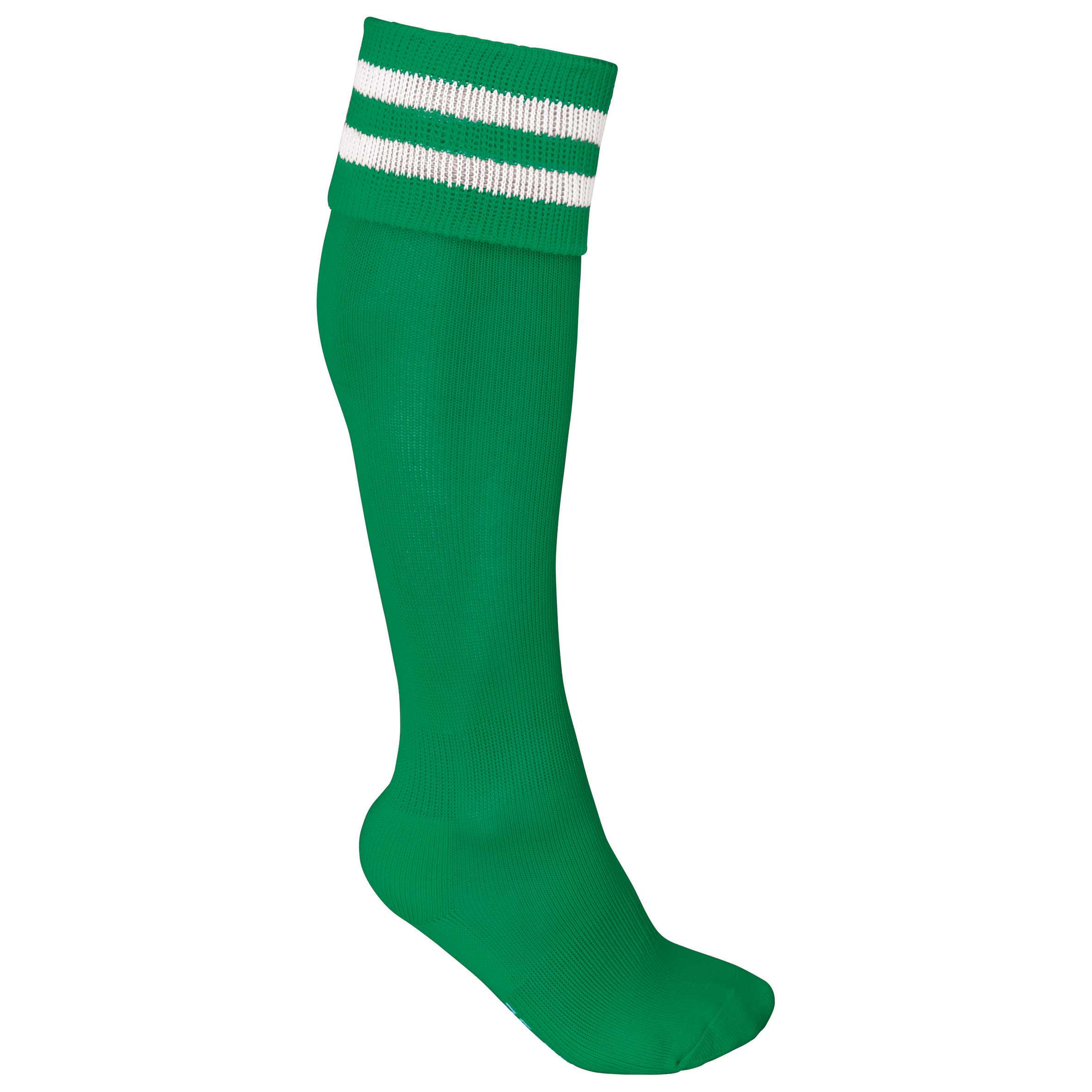 Calcetines deportivos a rayas Sporty Kelly Green / White